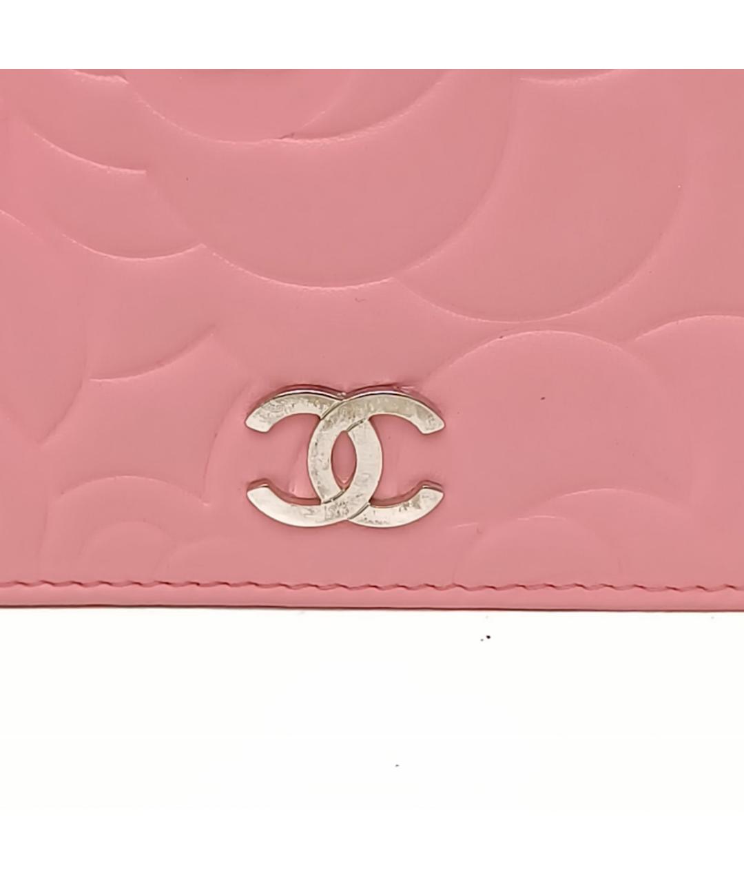 CHANEL Розовый кошелек, фото 8