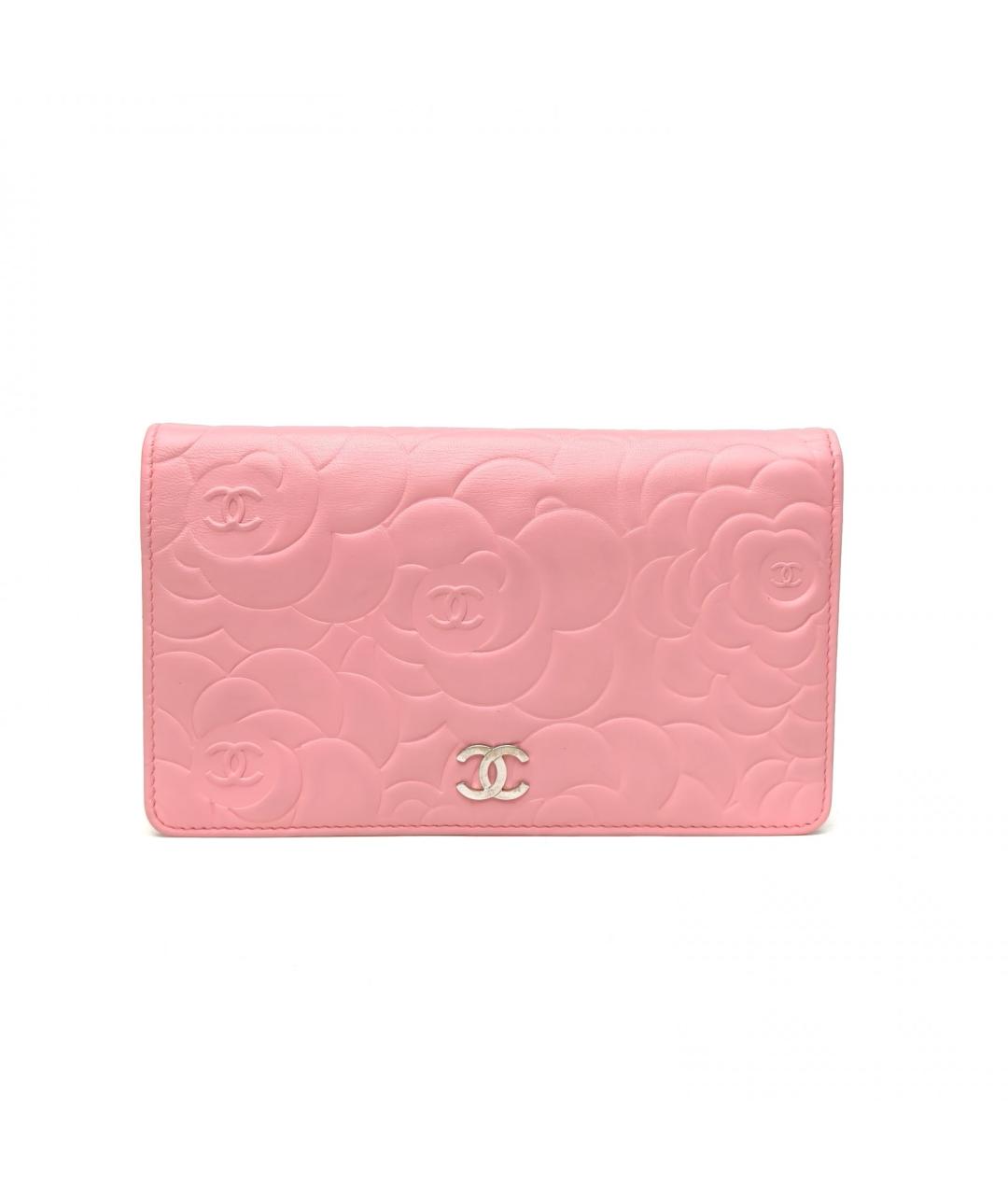 CHANEL Розовый кошелек, фото 2
