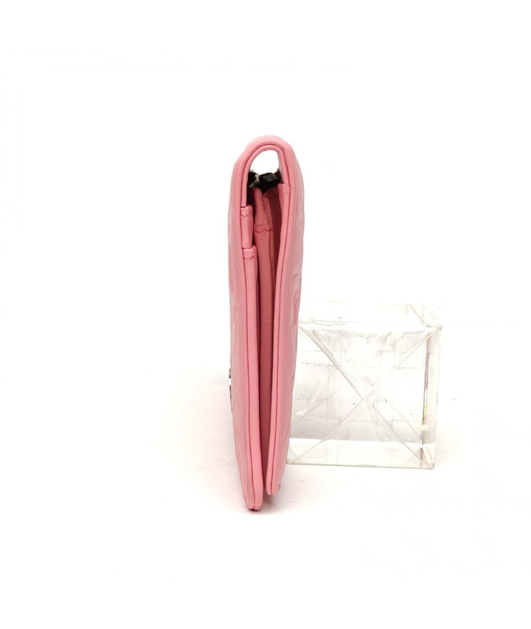 CHANEL Розовый кошелек, фото 3