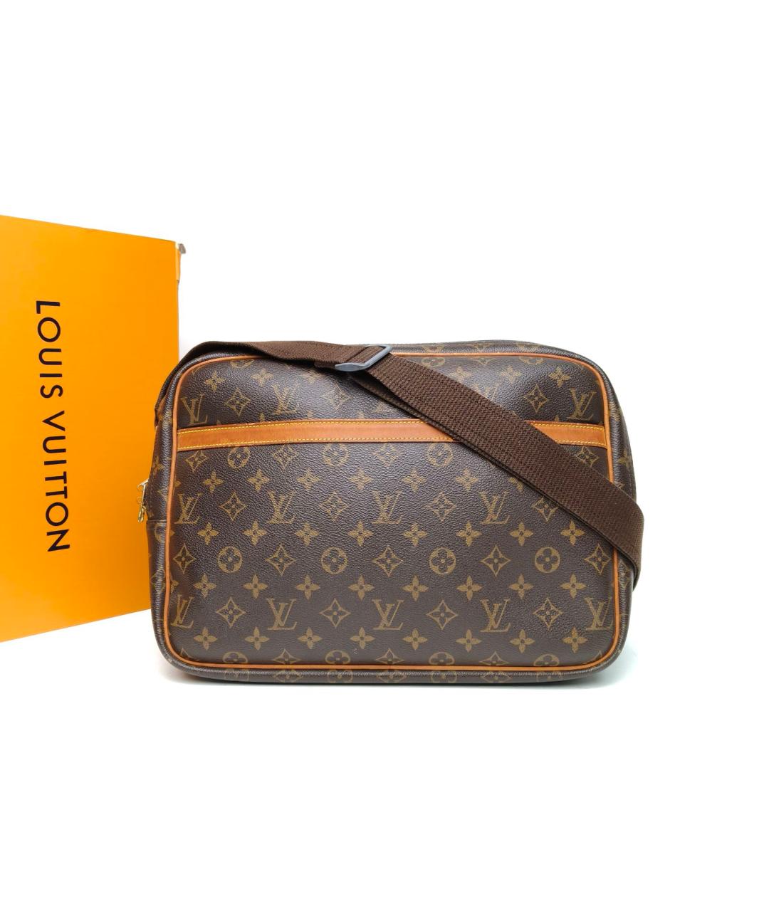 LOUIS VUITTON Коричневая сумка через плечо, фото 9
