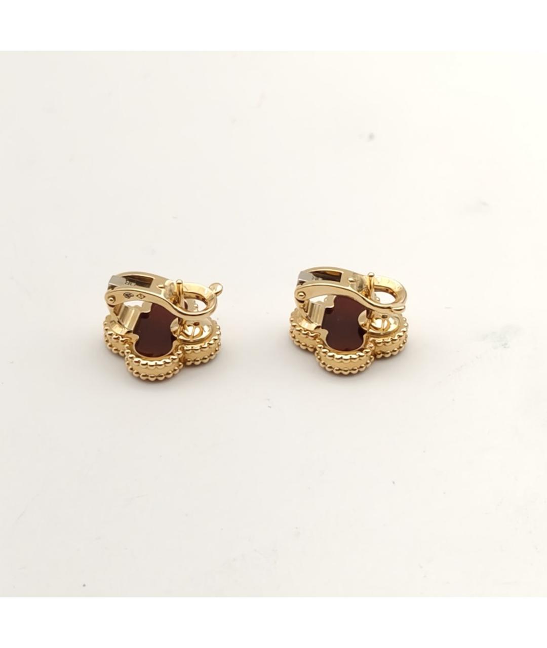 VAN CLEEF & ARPELS Золотые серьги из желтого золота, фото 6