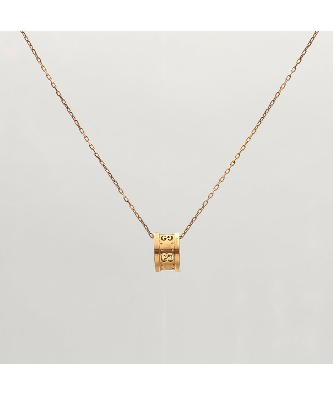 GUCCI Золотая подвеска из розового золота, фото 3