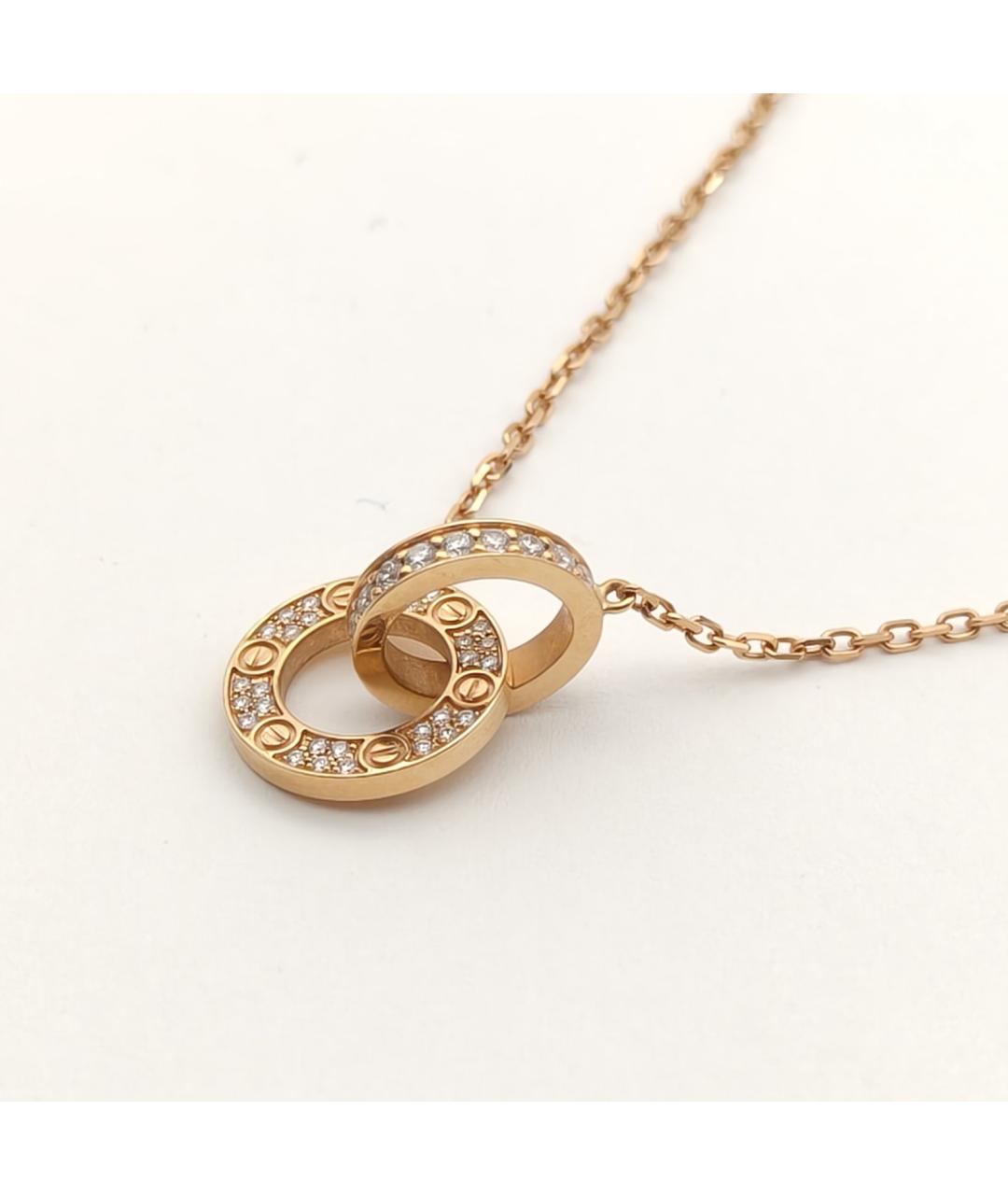 CARTIER Золотая подвеска из розового золота, фото 4