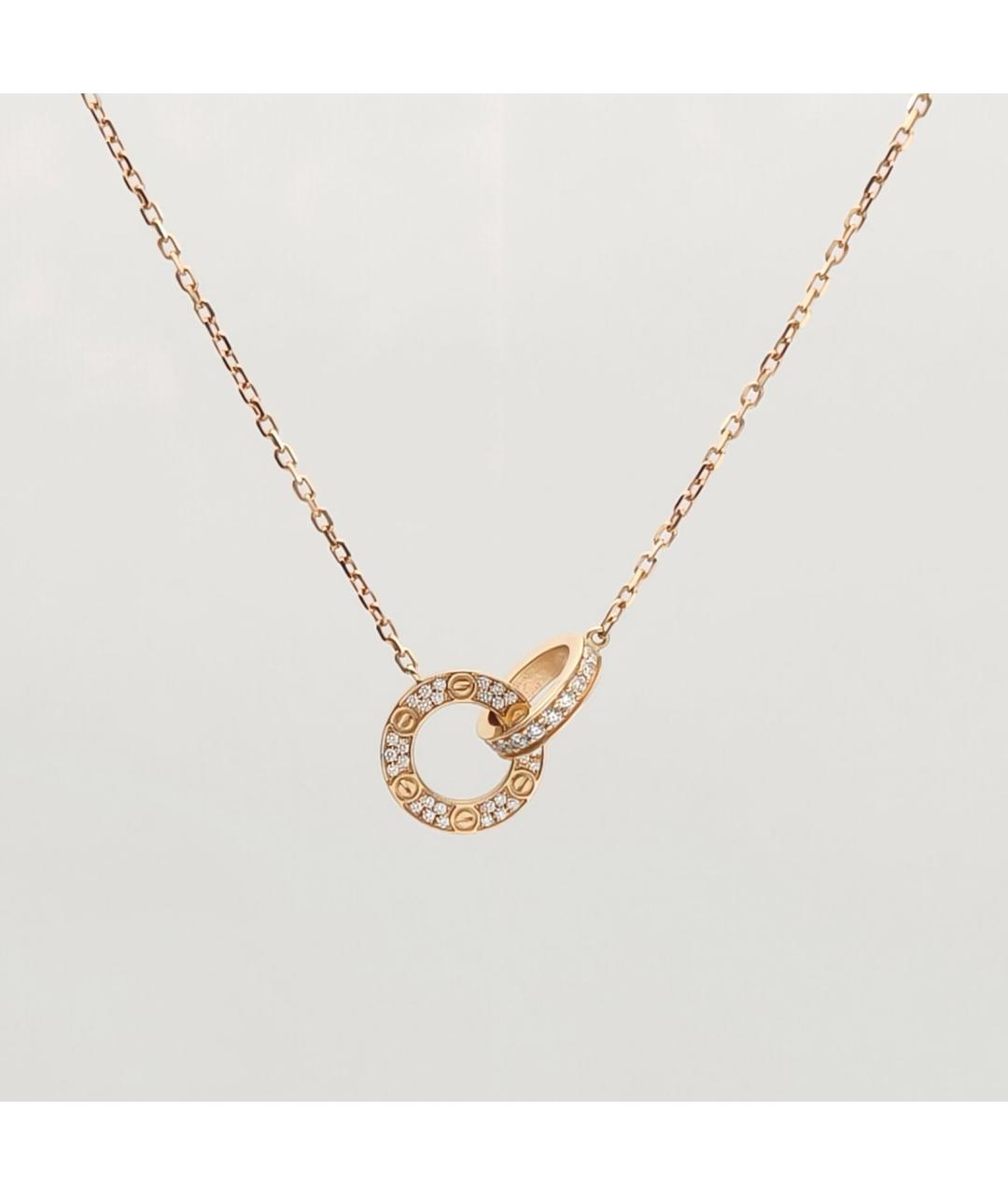 CARTIER Золотая подвеска из розового золота, фото 3
