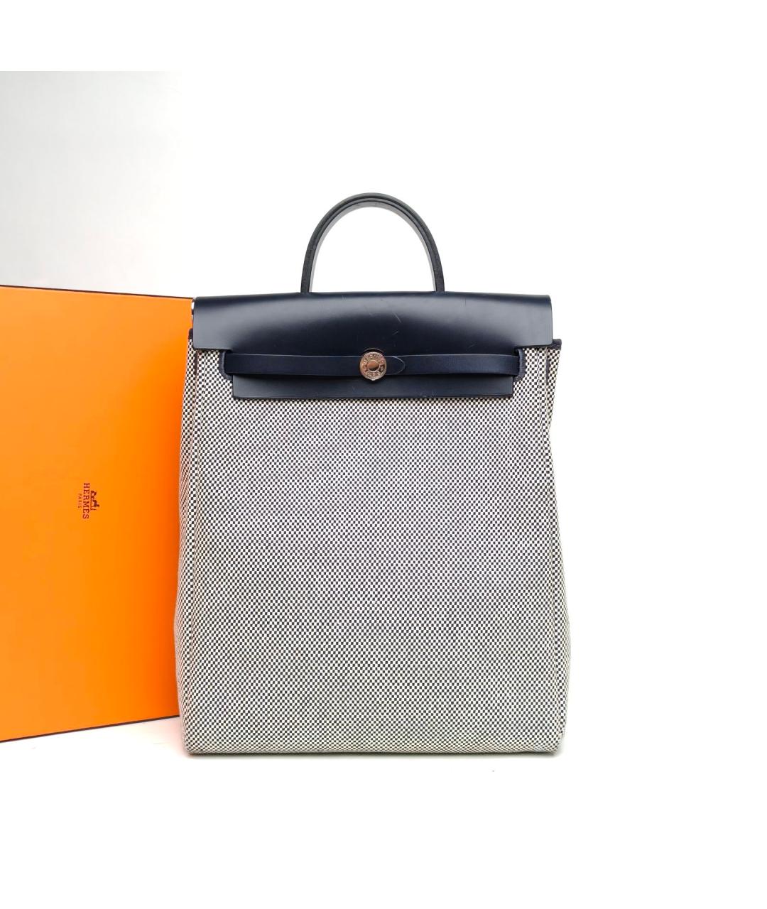HERMES Серый рюкзак, фото 9