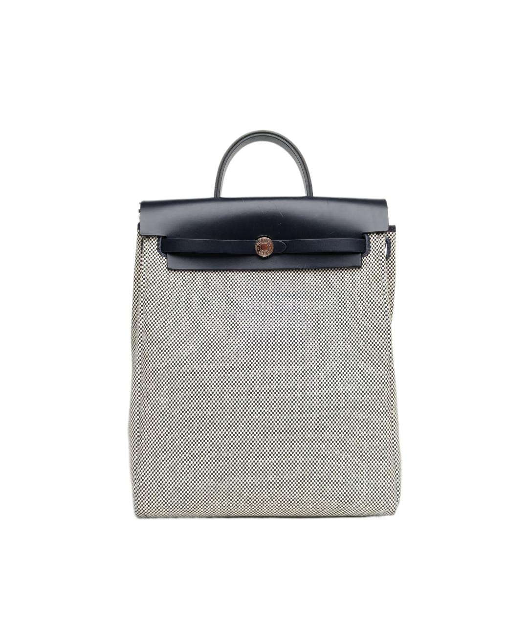 HERMES Серый рюкзак, фото 10