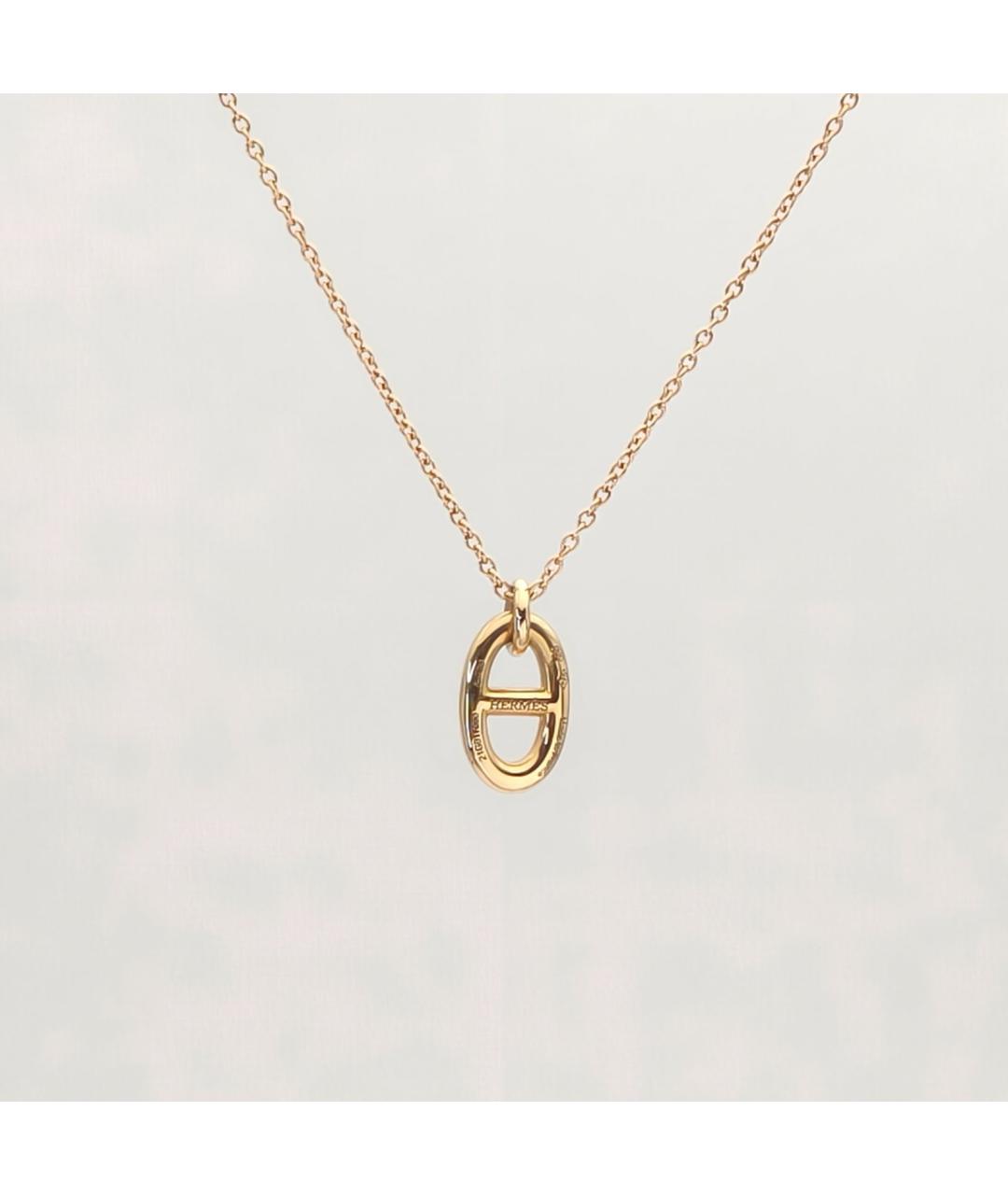 HERMES Золотая подвеска из розового золота, фото 3