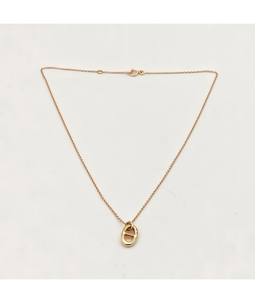 HERMES Золотая подвеска из розового золота, фото 7