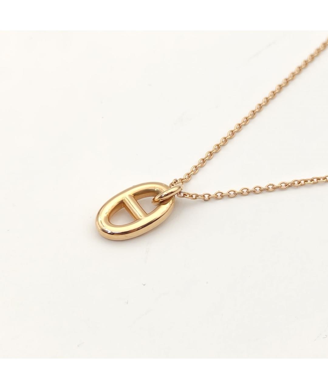 HERMES Золотая подвеска из розового золота, фото 5