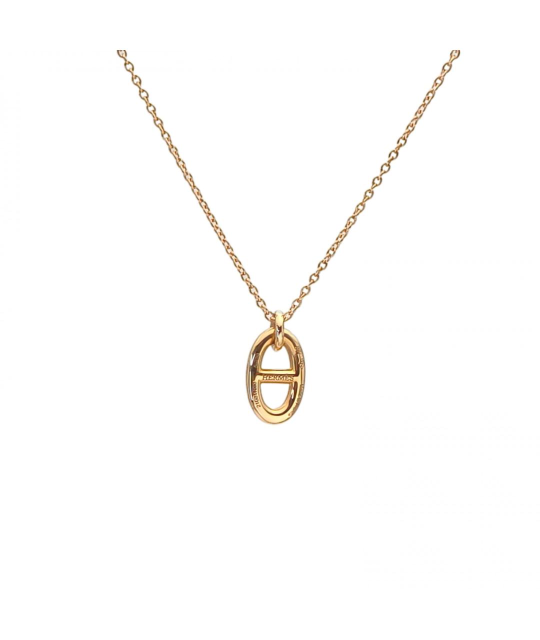 HERMES Золотая подвеска из розового золота, фото 2