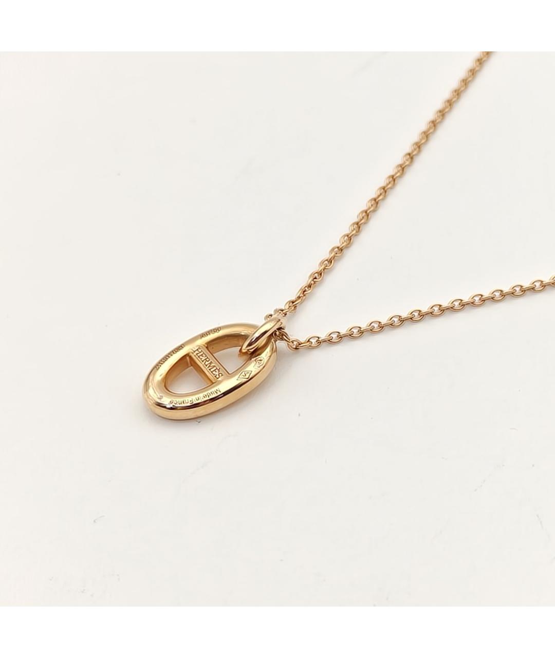 HERMES Золотая подвеска из розового золота, фото 4