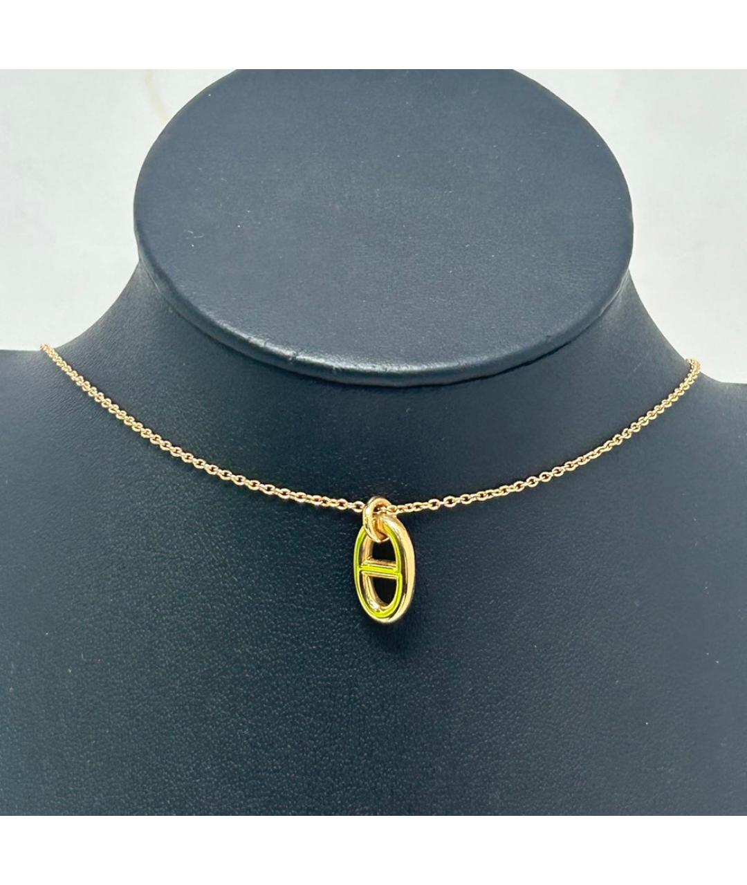 HERMES Золотая подвеска из розового золота, фото 8