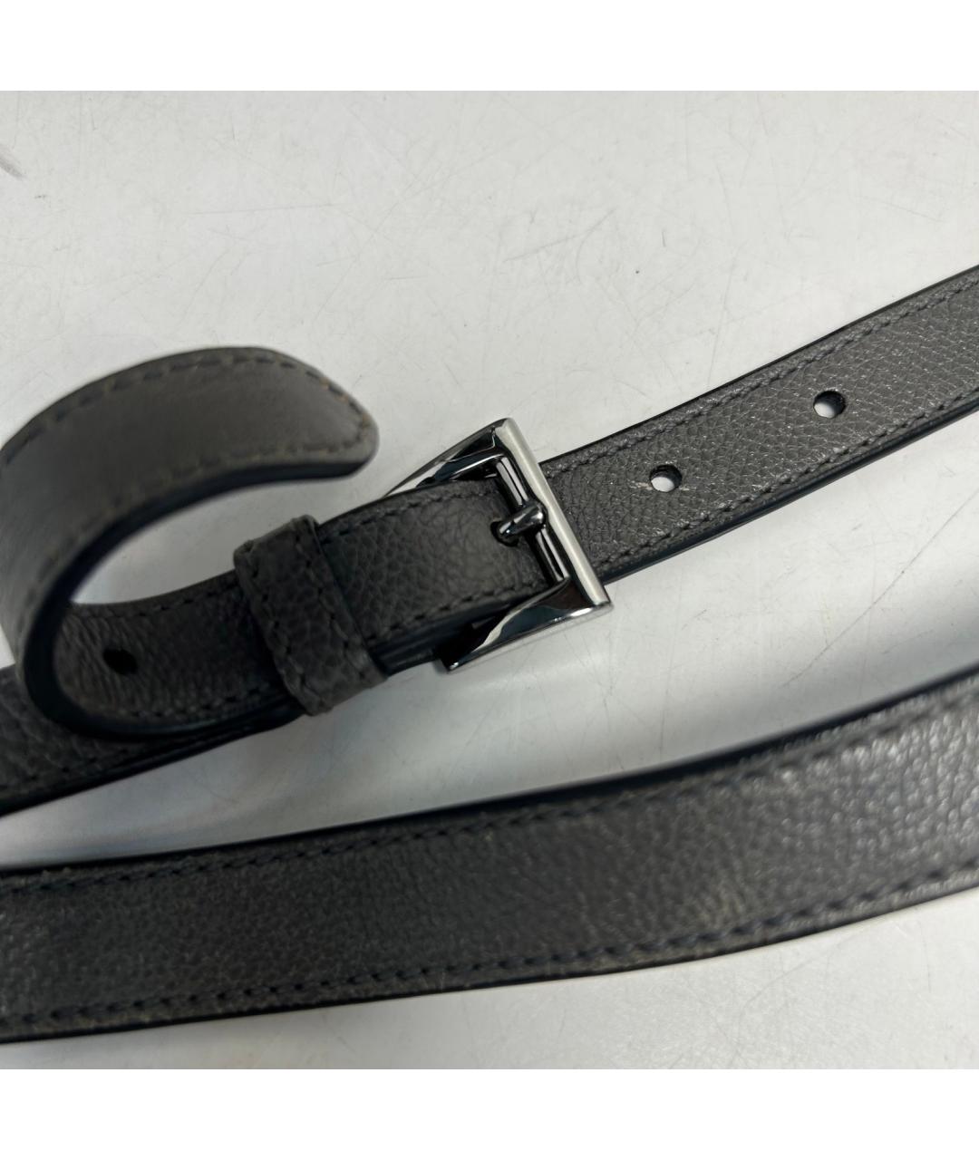 PRADA Серая кожаная сумка тоут, фото 9