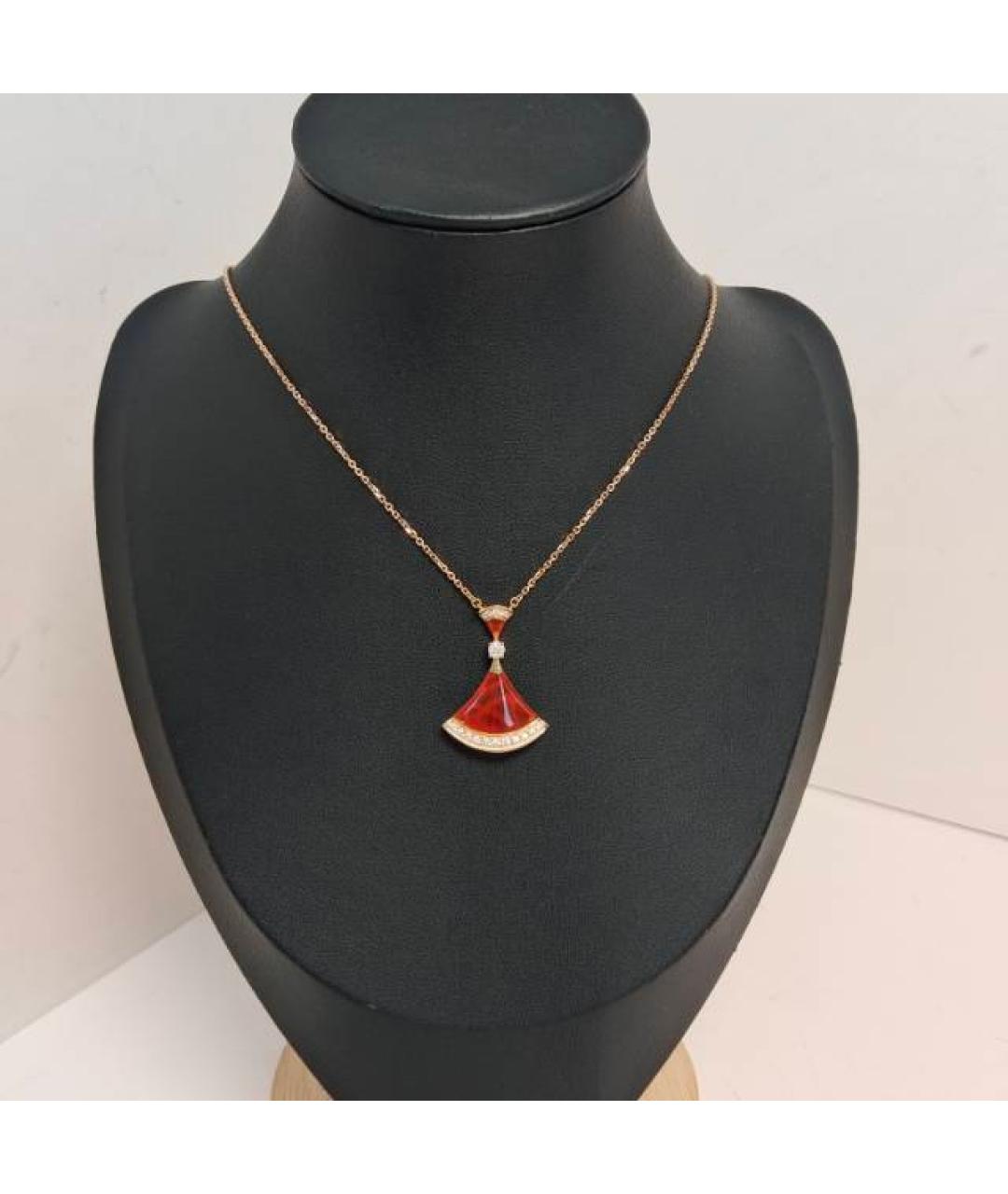 BVLGARI Золотая подвеска из розового золота, фото 8