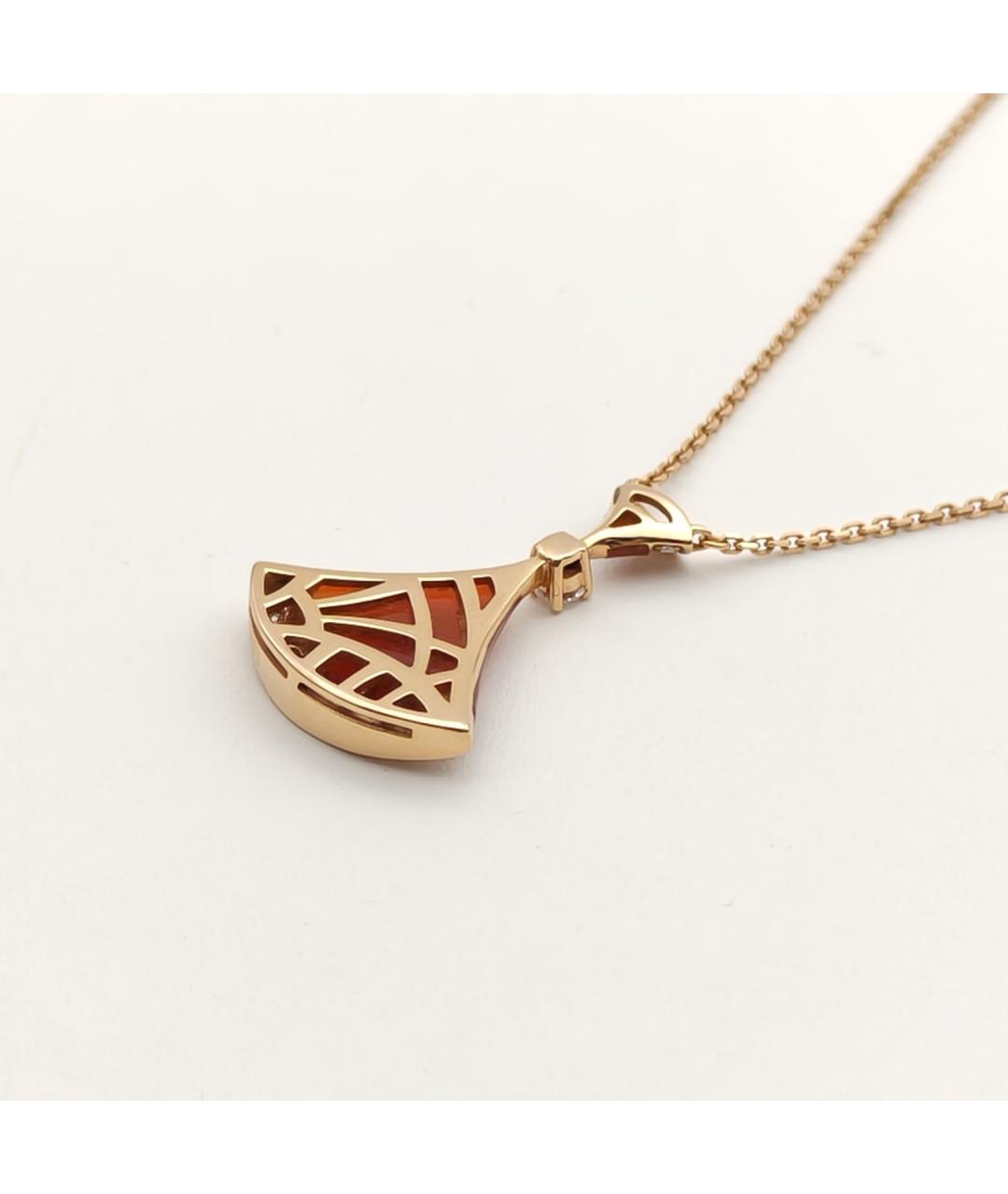 BVLGARI Золотая подвеска из розового золота, фото 5