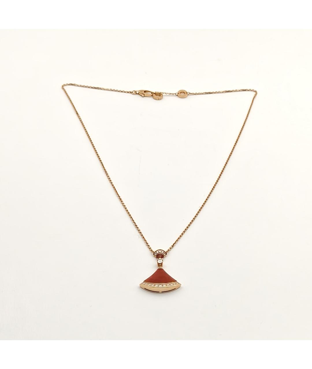 BVLGARI Золотая подвеска из розового золота, фото 7