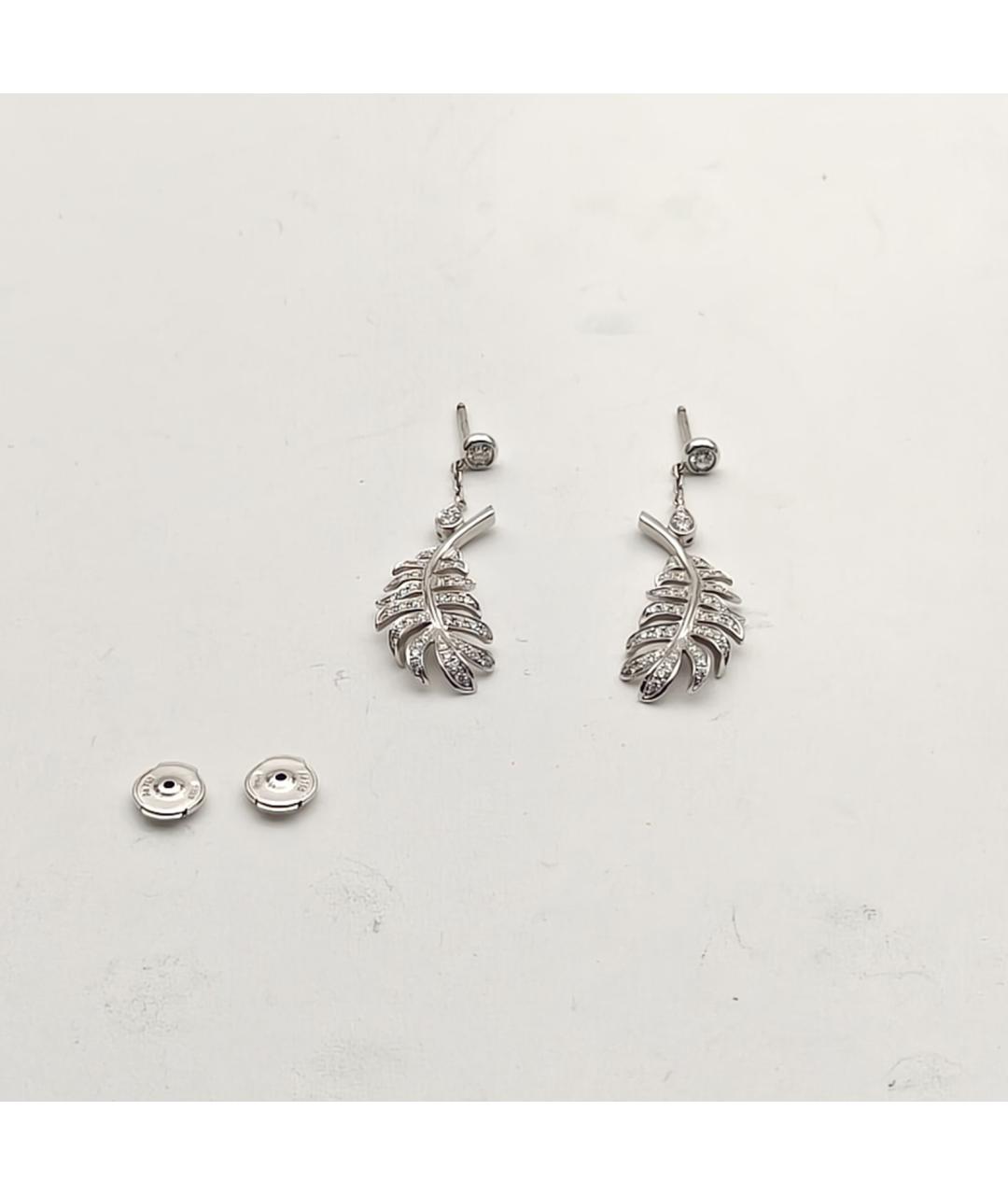 CHANEL Серебряные серьги из белого золота, фото 4