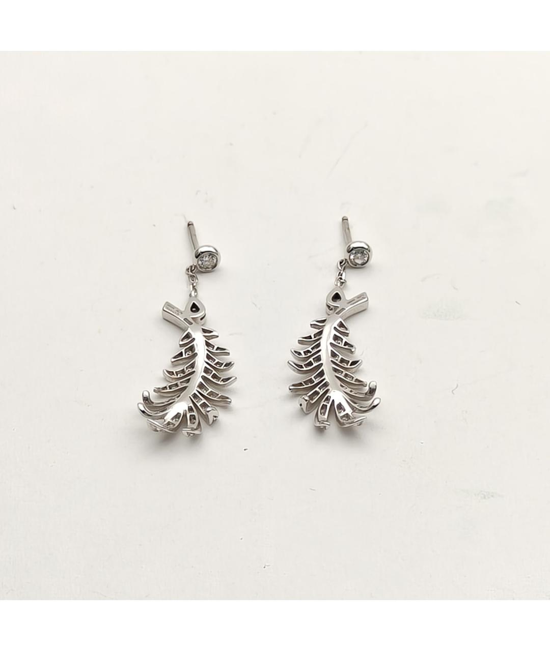 CHANEL Серебряные серьги из белого золота, фото 6