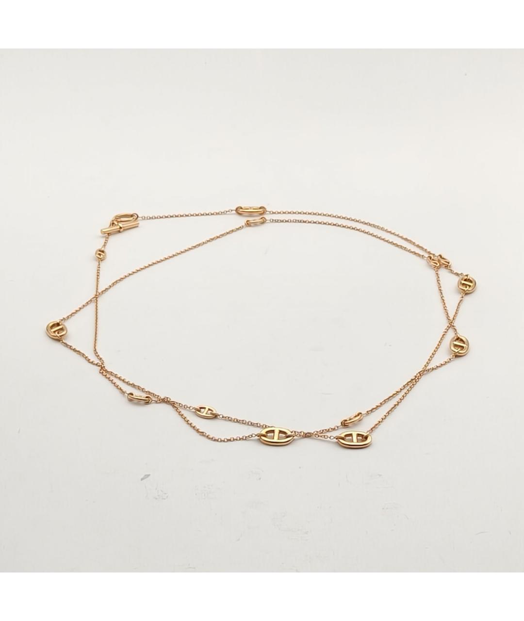 HERMES Золотое колье из розового золота, фото 6