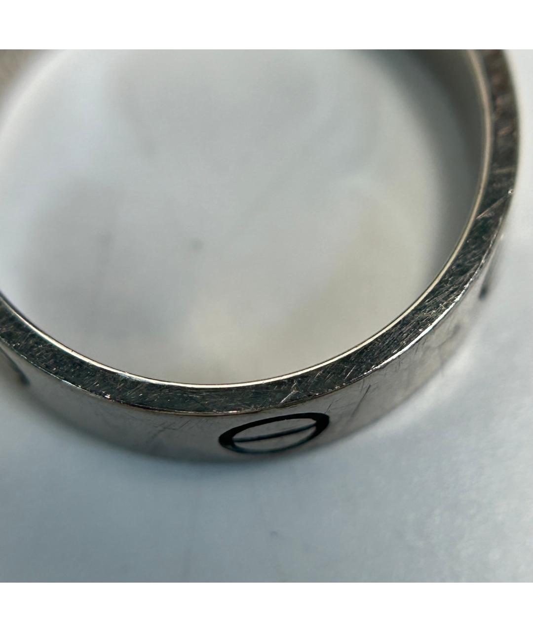 CARTIER Серебряное кольцо из белого золота, фото 8