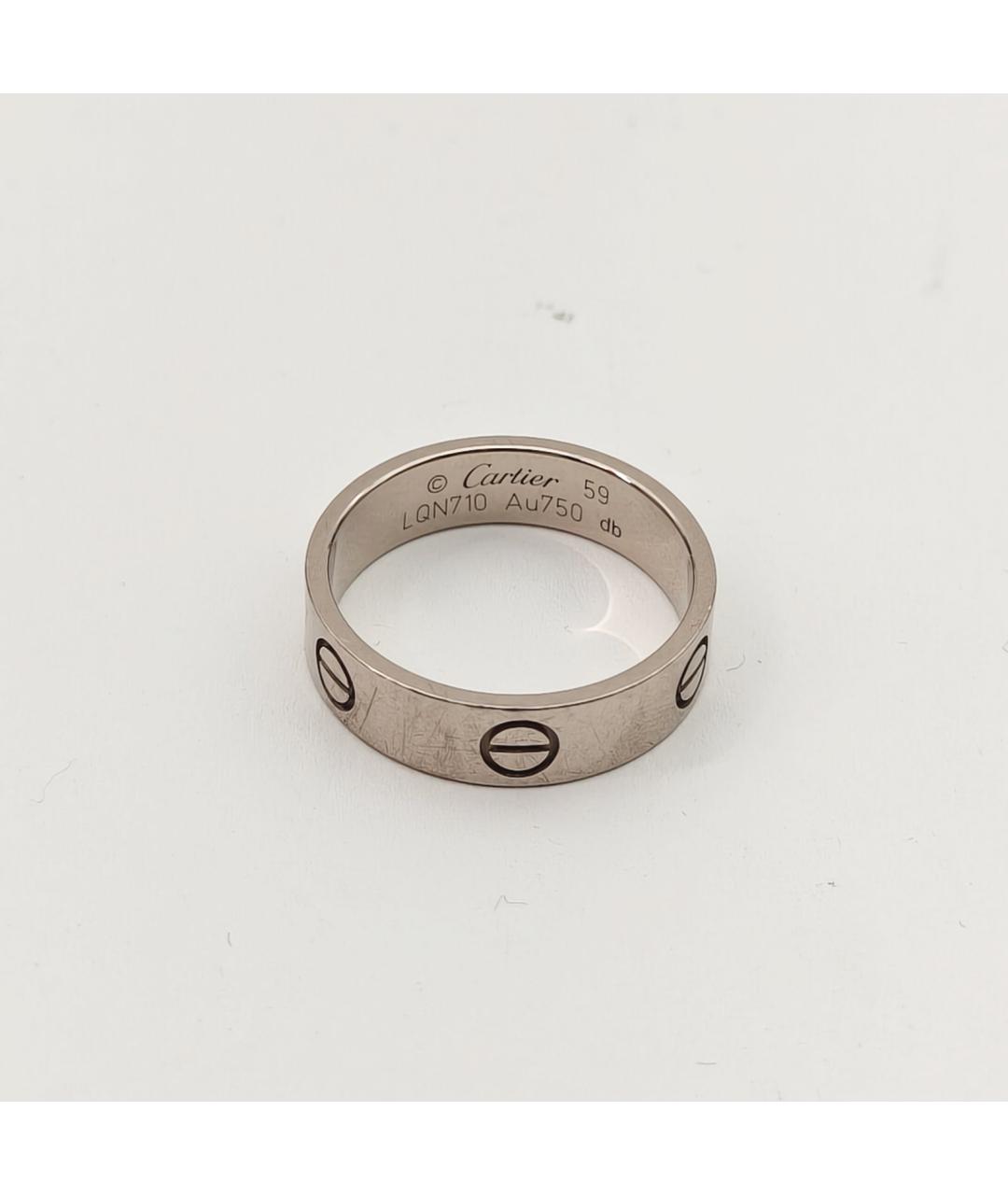 CARTIER Серебряное кольцо из белого золота, фото 4