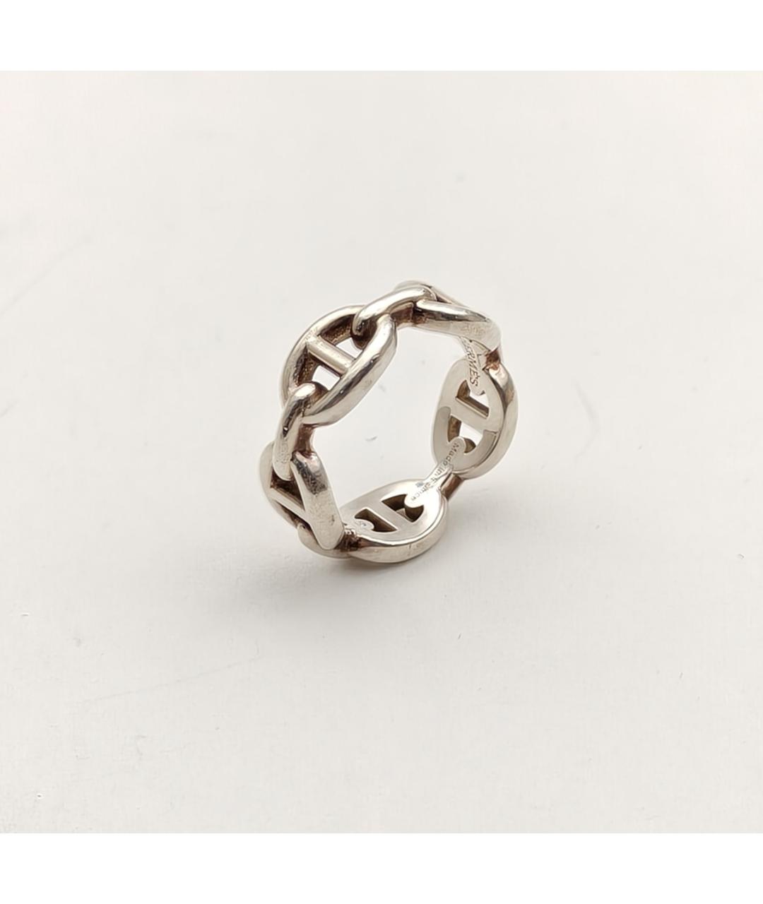 HERMES Серебряное кольцо, фото 5