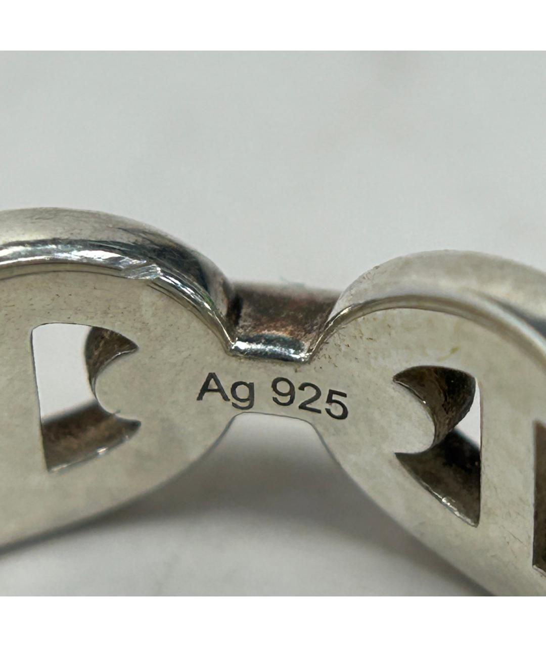 HERMES Серебряное кольцо, фото 9