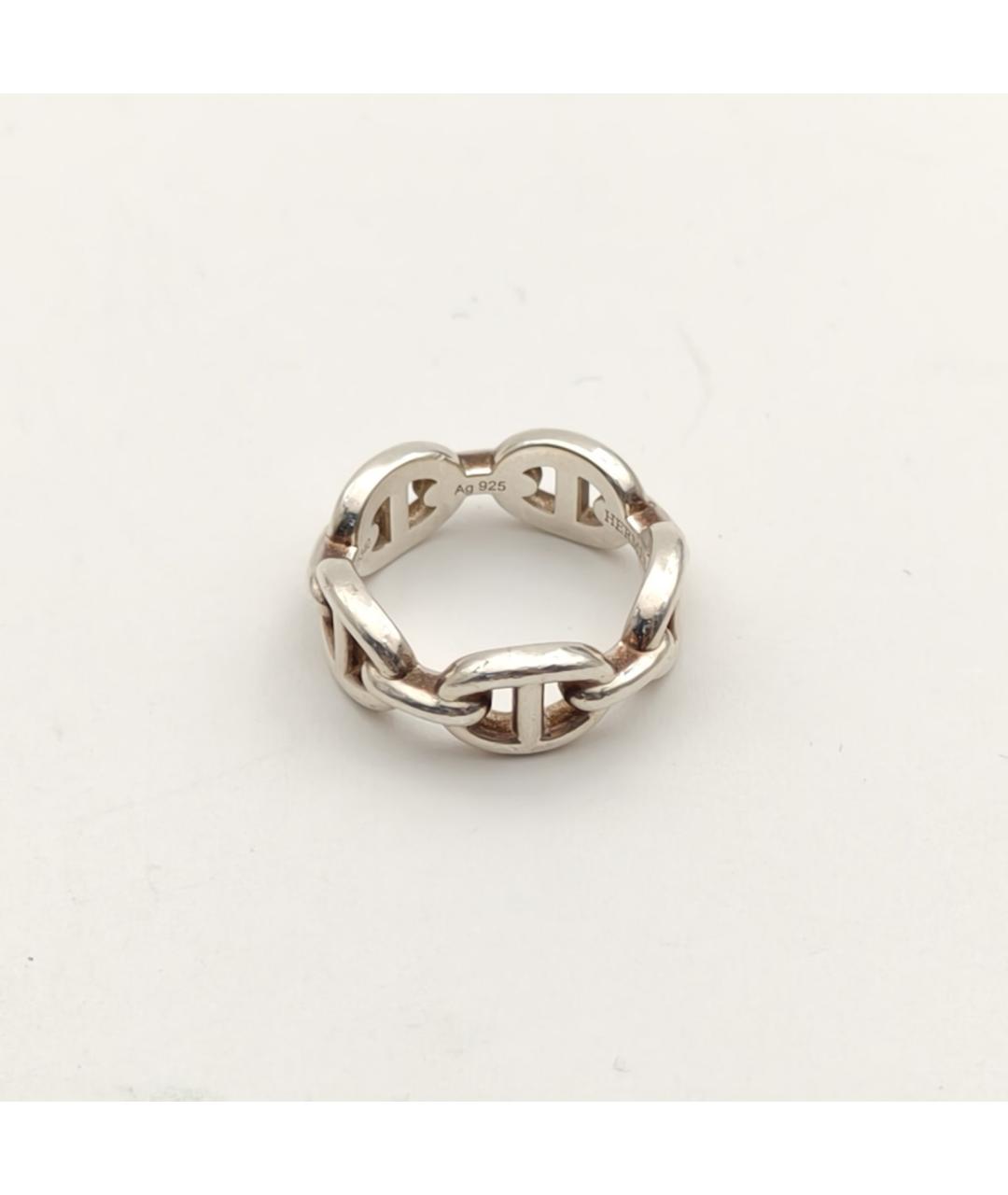 HERMES Серебряное кольцо, фото 4