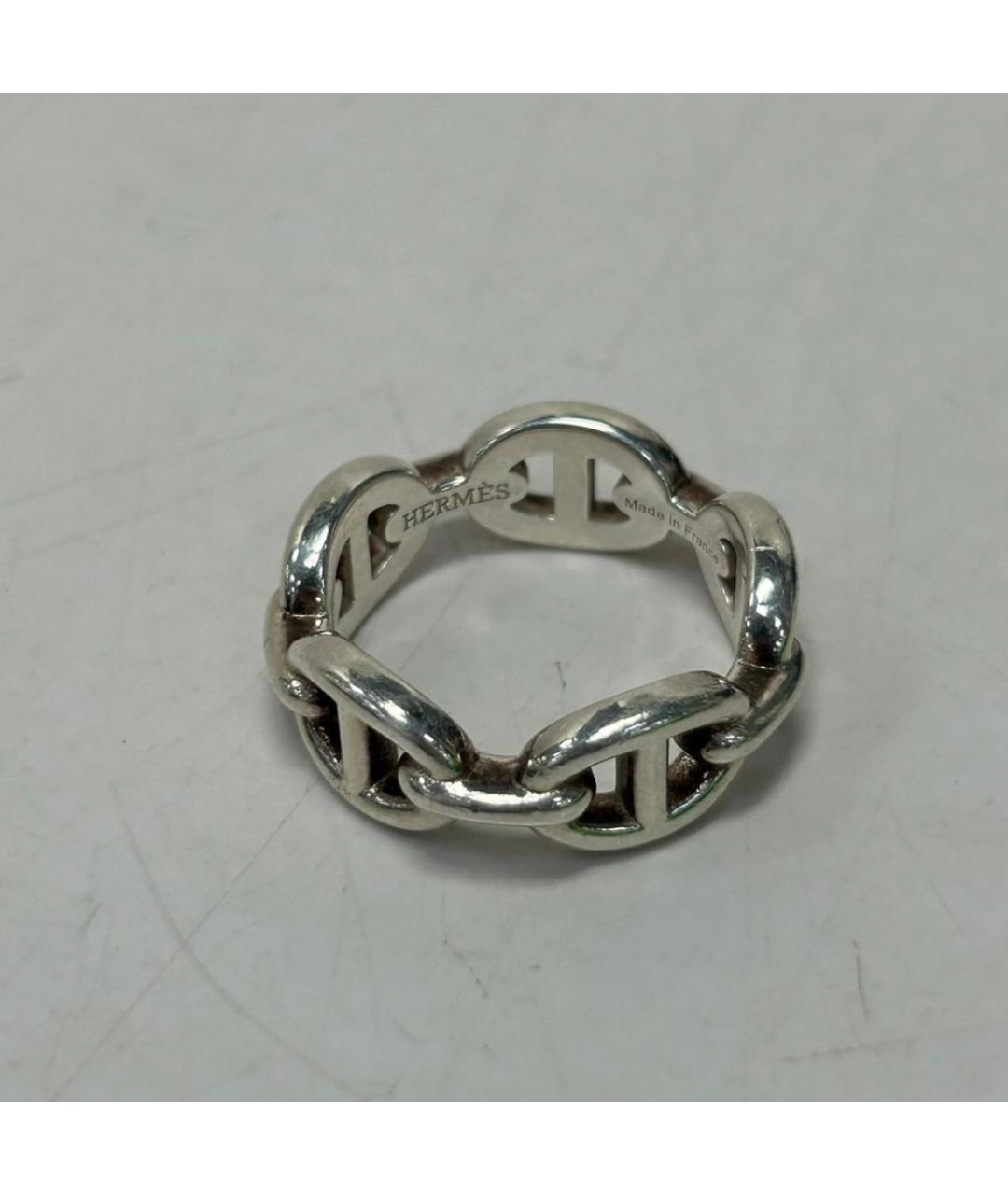 HERMES Серебряное кольцо, фото 6
