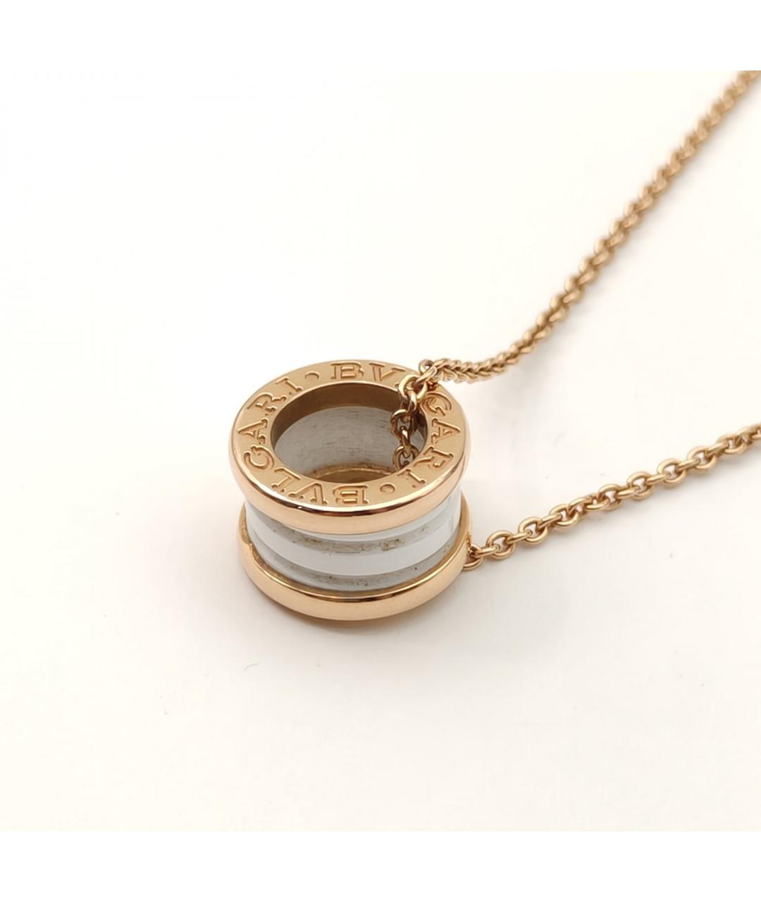 BVLGARI Золотая подвеска из розового золота, фото 4