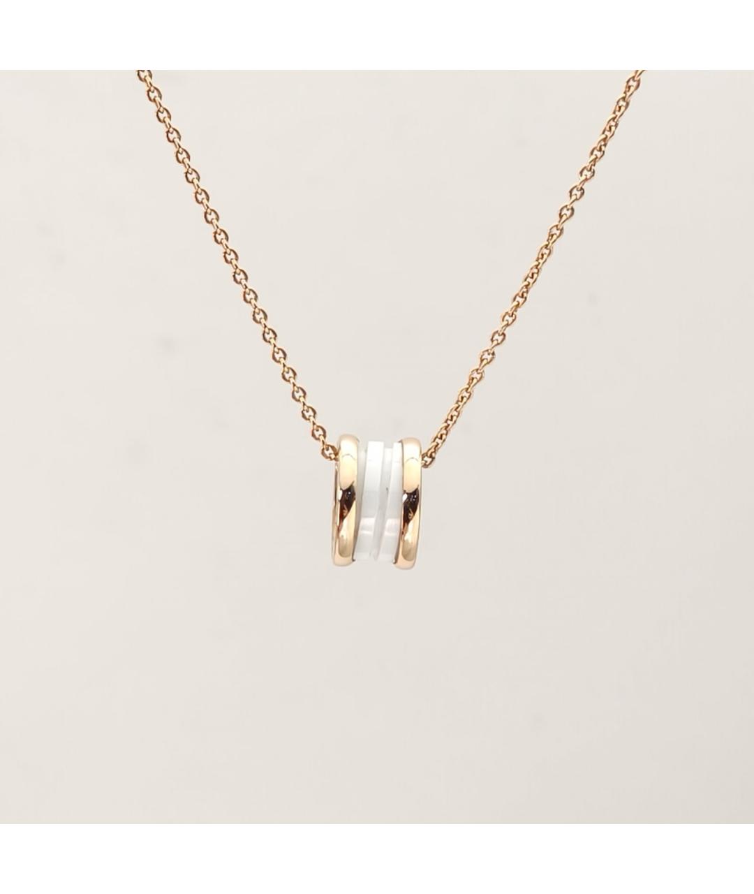 BVLGARI Золотая подвеска из розового золота, фото 3