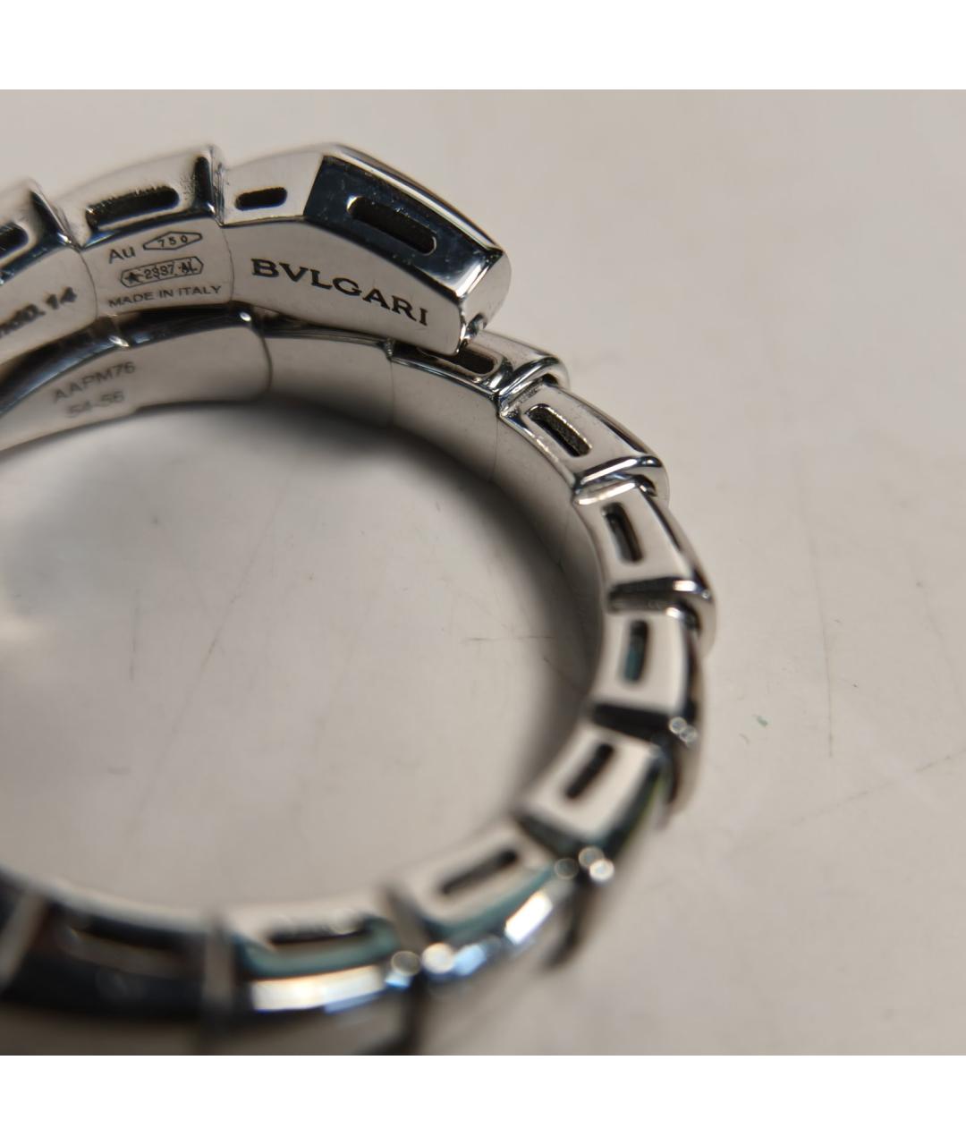BVLGARI Серебряное кольцо из белого золота, фото 9