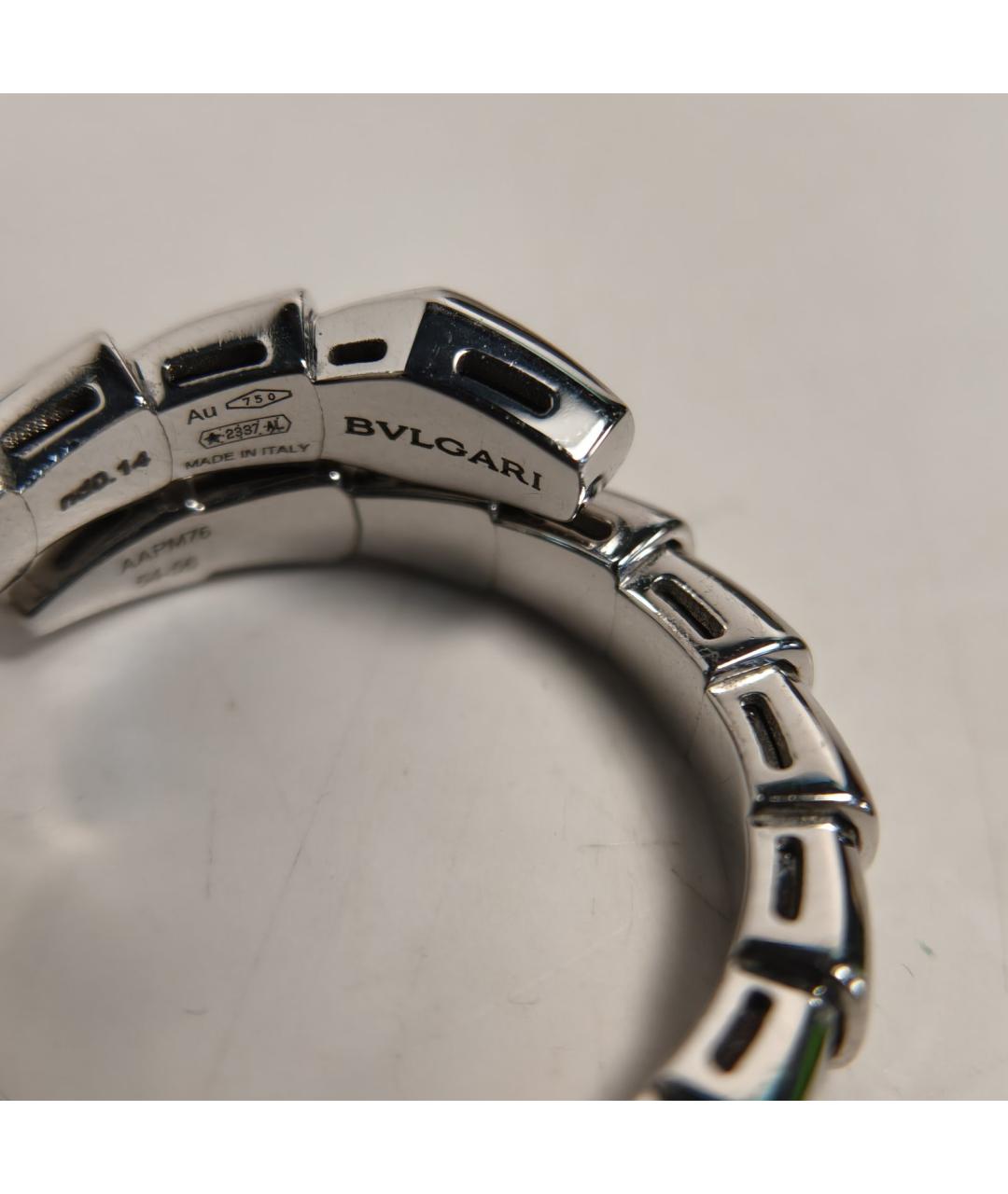 BVLGARI Серебряное кольцо из белого золота, фото 8