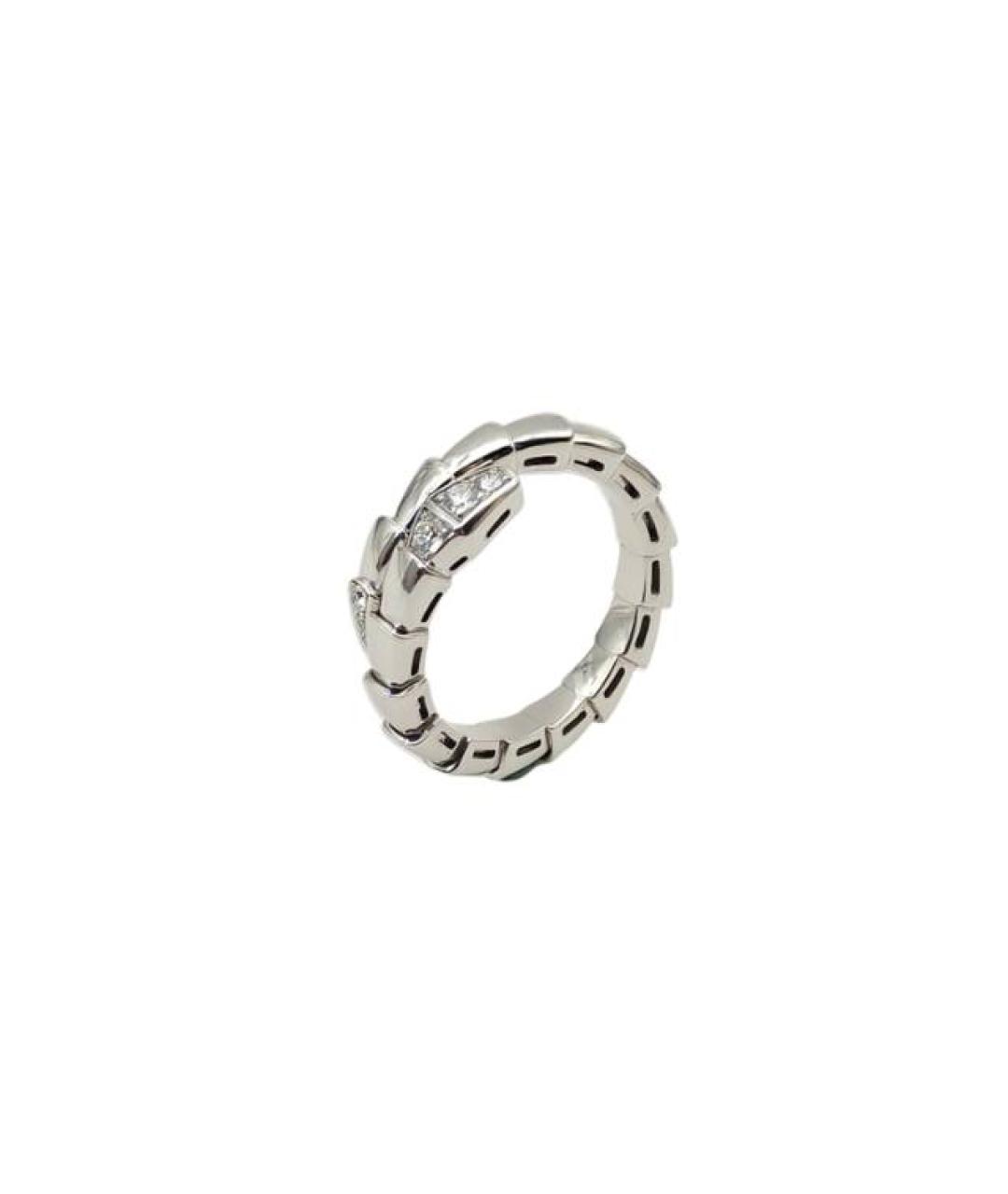 BVLGARI Серебряное кольцо из белого золота, фото 10