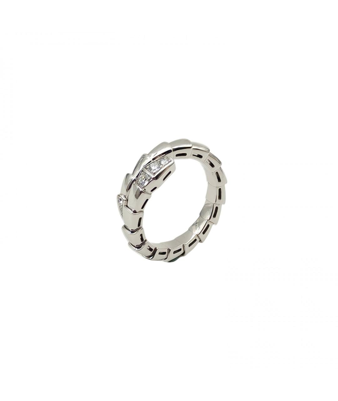 BVLGARI Серебряное кольцо из белого золота, фото 2