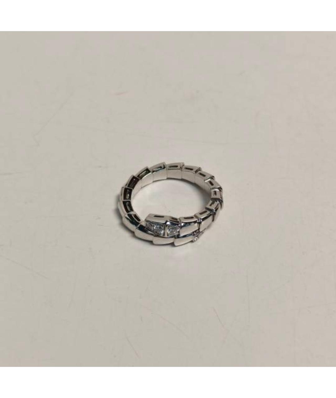 BVLGARI Серебряное кольцо из белого золота, фото 7