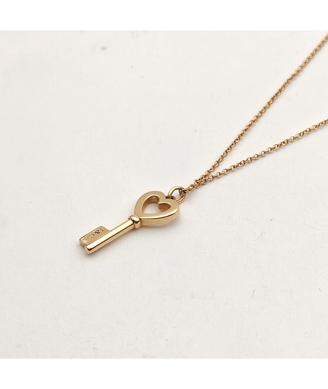 TIFFANY&CO Золотая подвеска из розового золота, фото 5