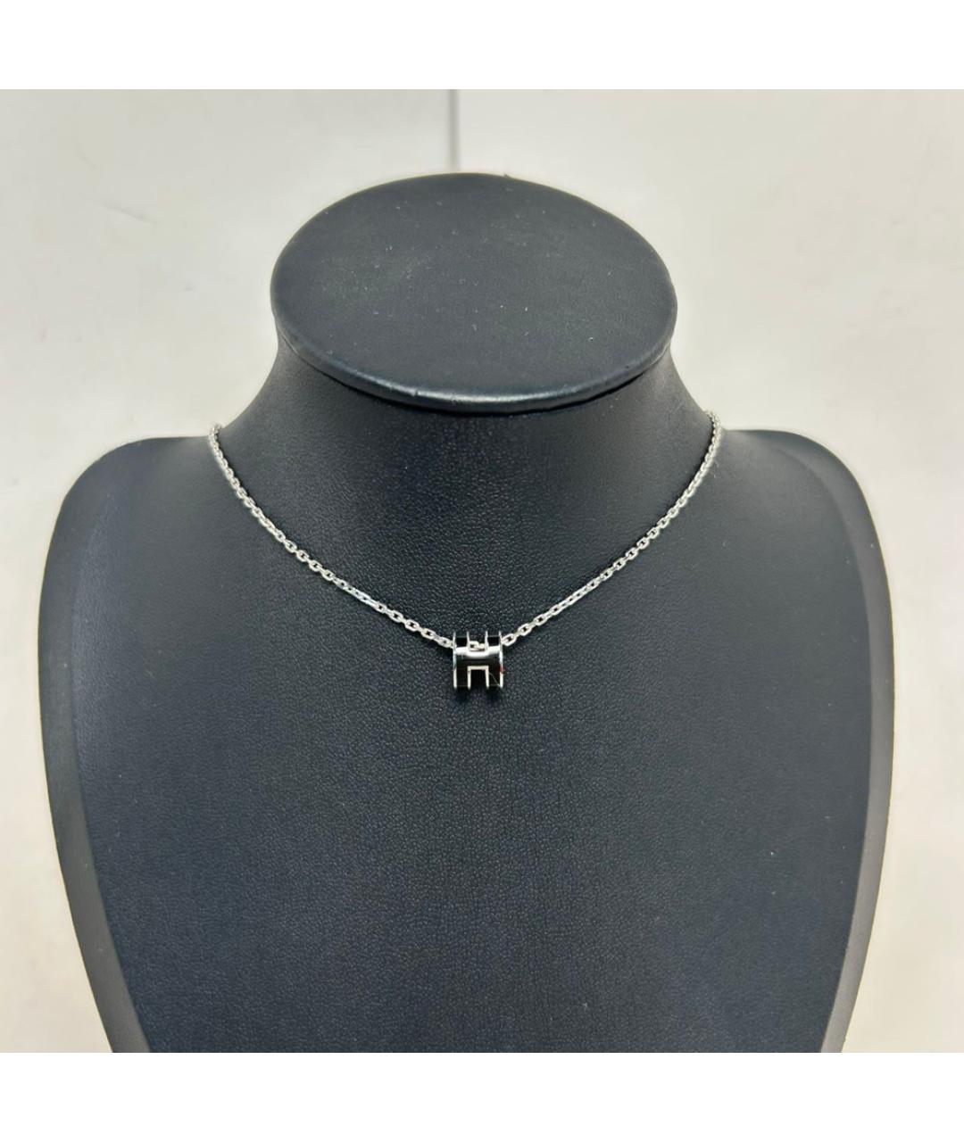 HERMES Черная металлическая подвеска, фото 7
