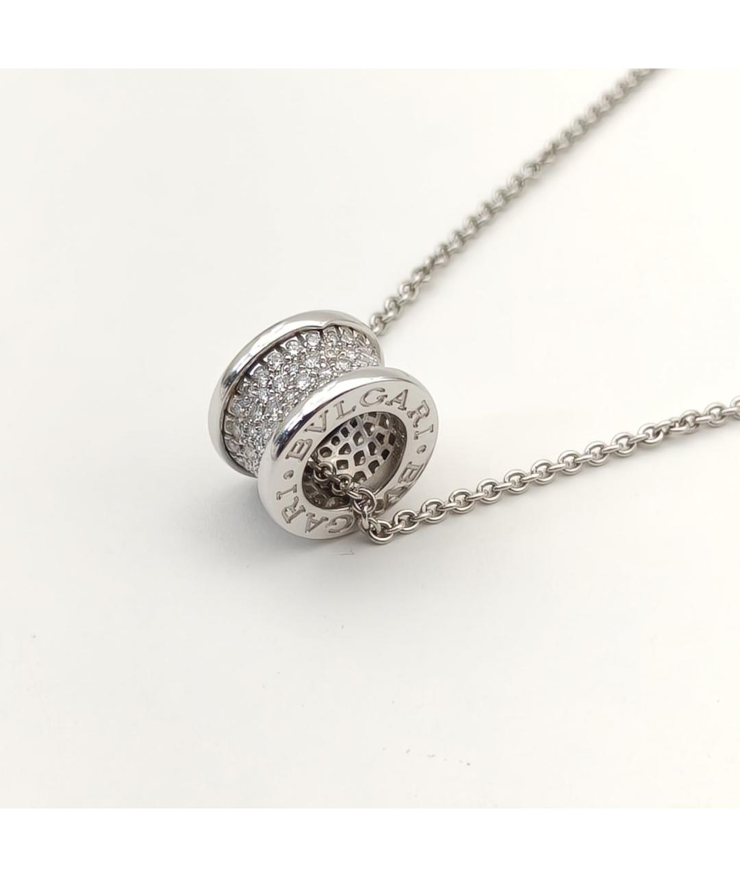 BVLGARI Серебряная подвеска из белого золота, фото 4