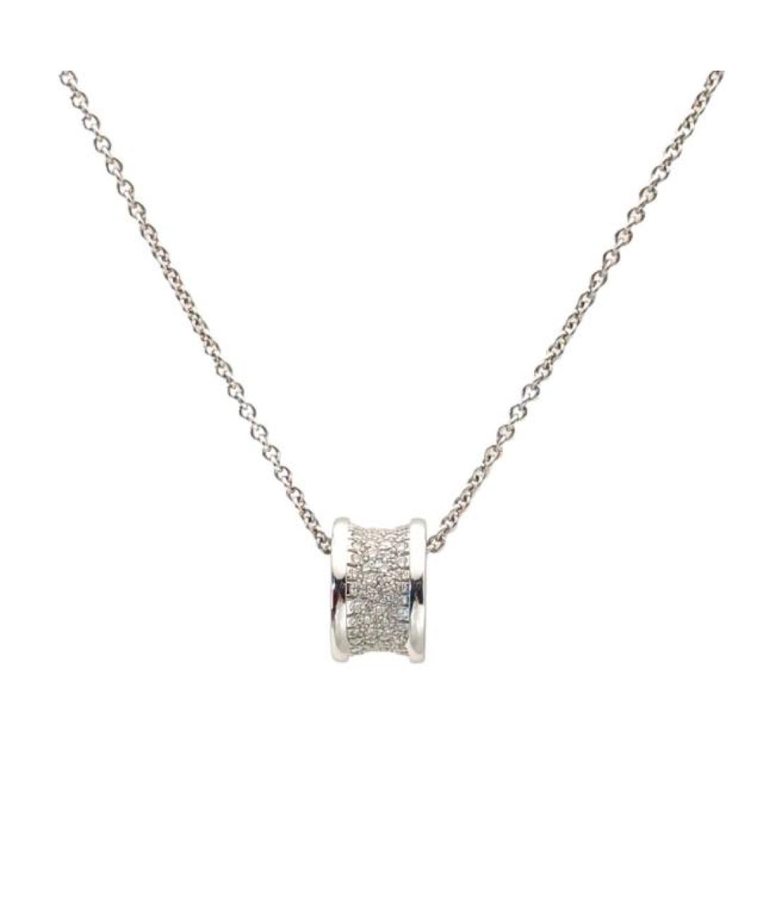 BVLGARI Серебряная подвеска из белого золота, фото 10
