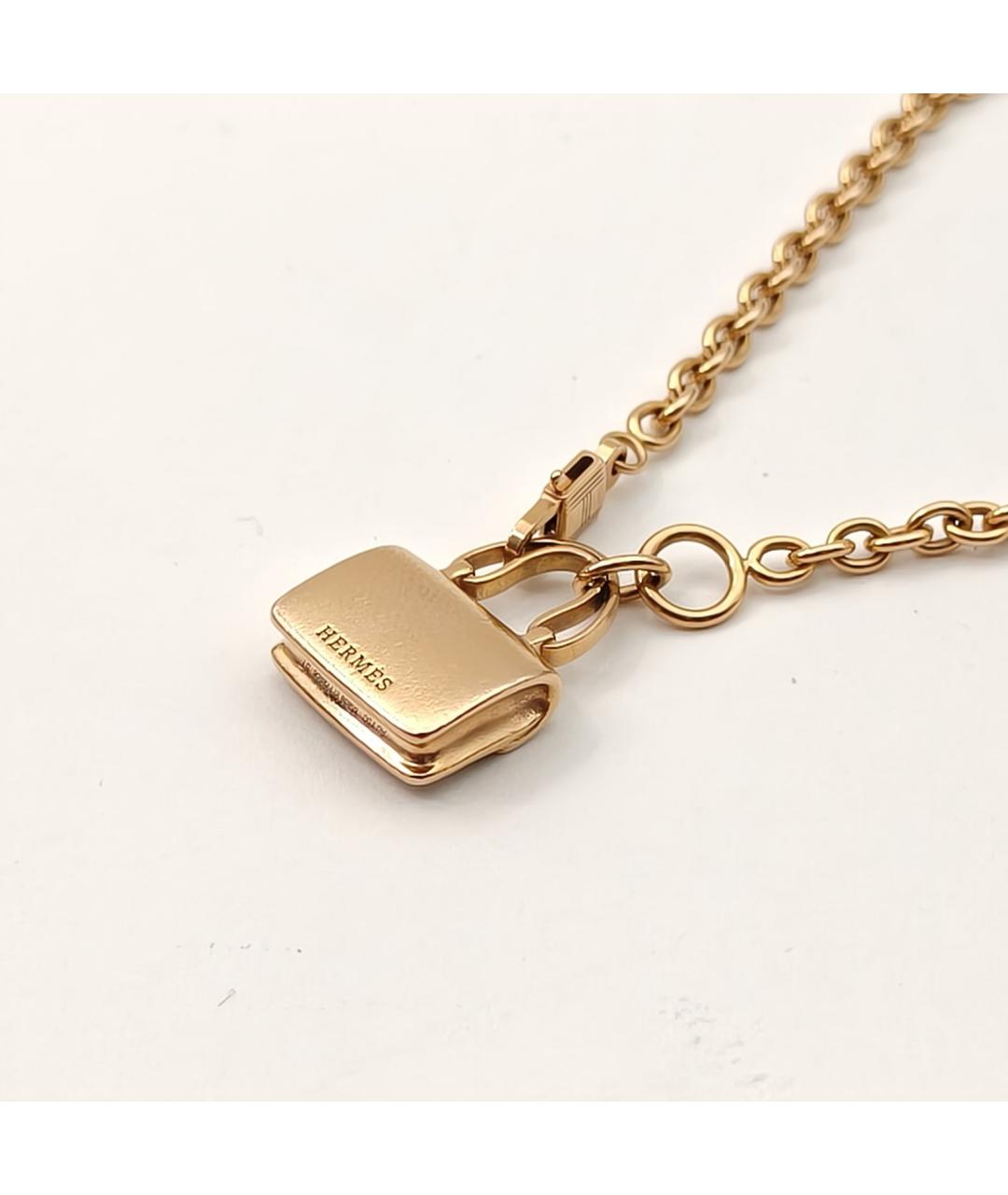 HERMES Золотой браслет из розового золота, фото 5