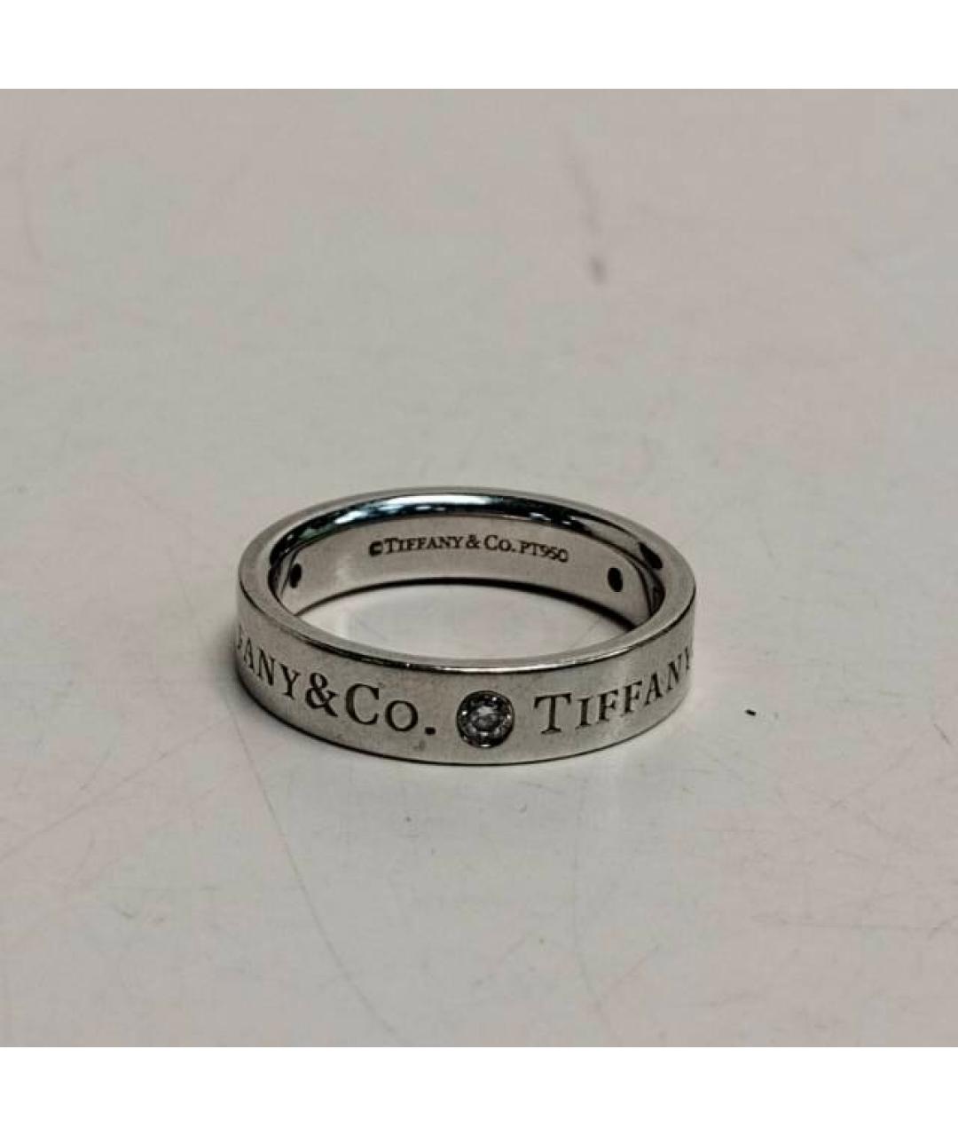 TIFFANY&CO Серебряное платиновое кольцо, фото 6