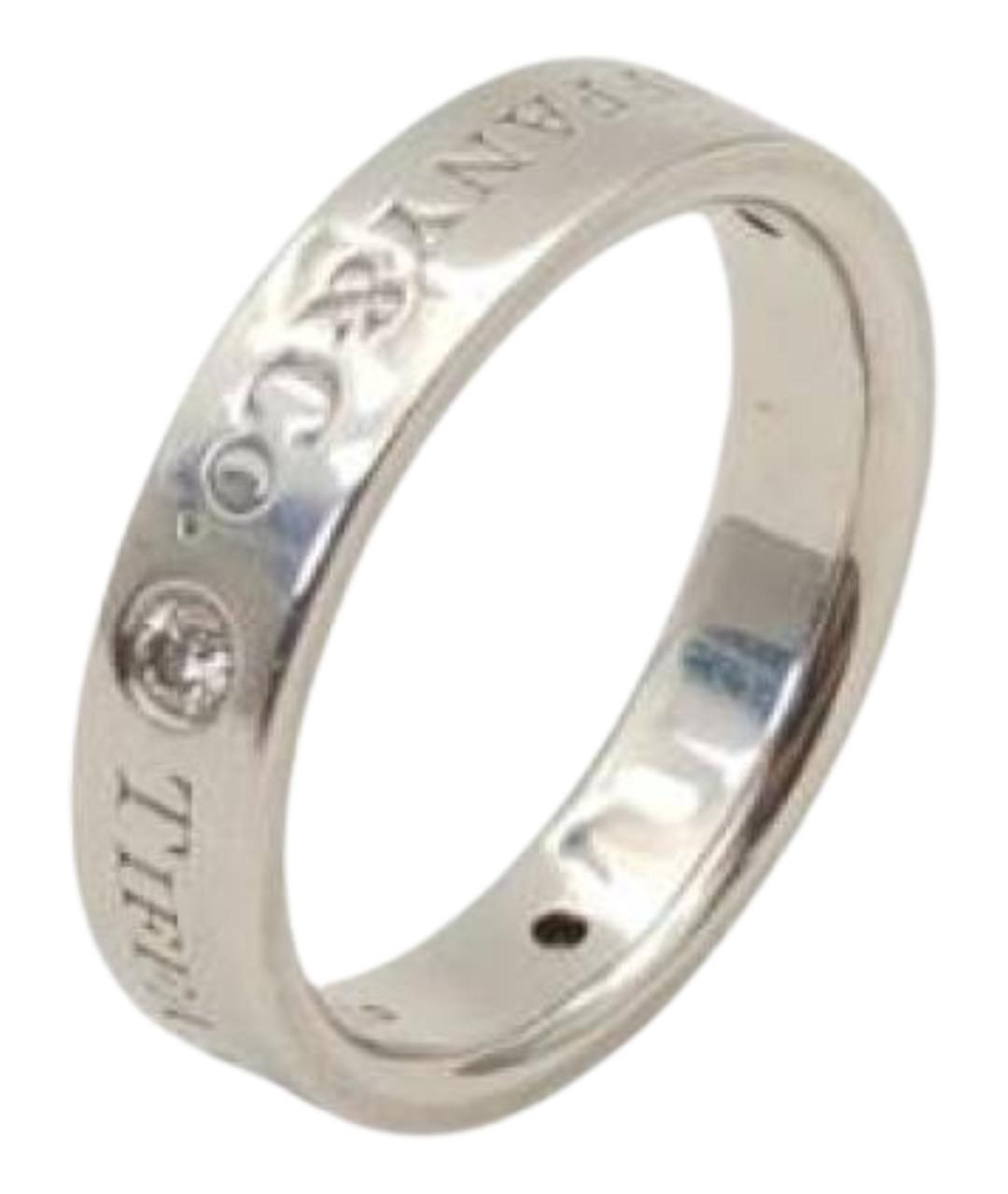 TIFFANY&CO Серебряное платиновое кольцо, фото 1