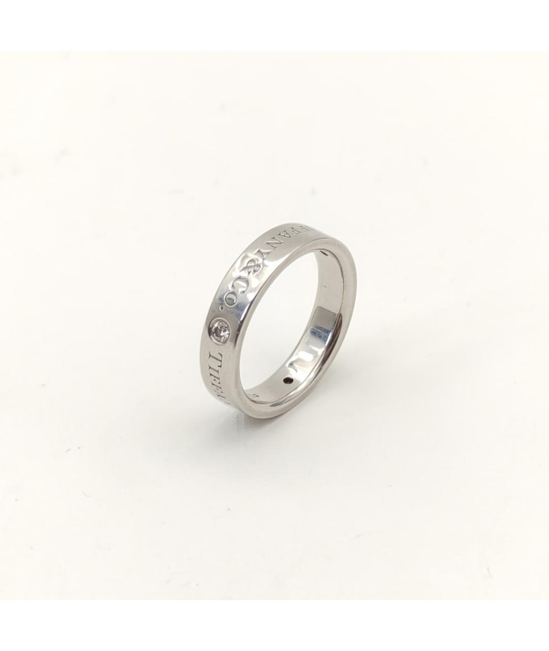 TIFFANY&CO Серебряное платиновое кольцо, фото 3
