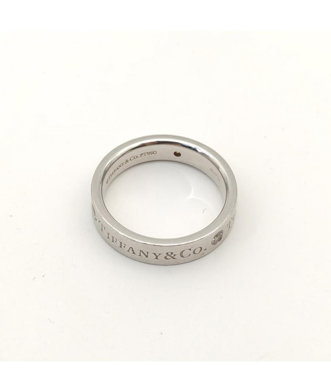TIFFANY&CO Серебряное платиновое кольцо, фото 4