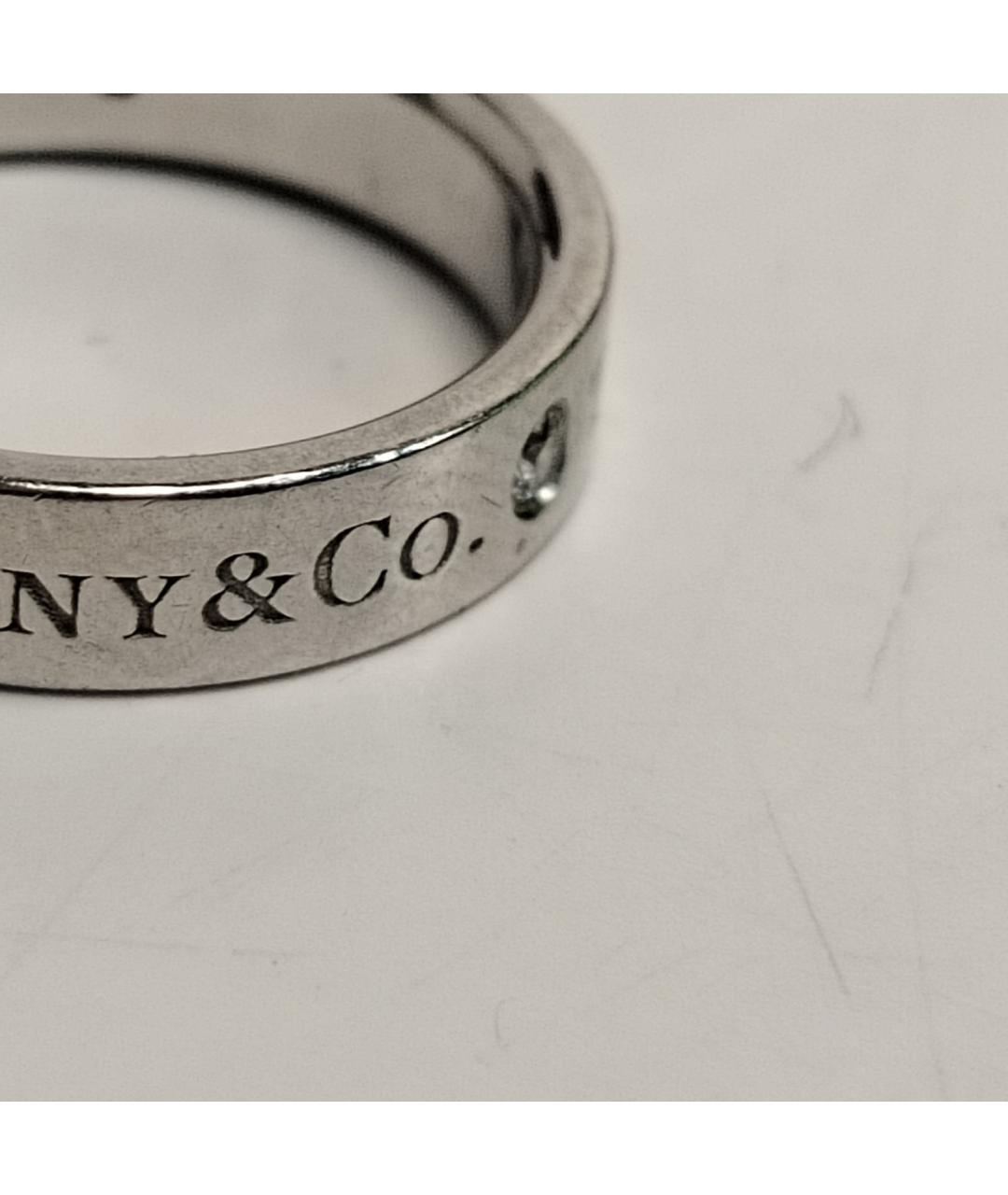 TIFFANY&CO Серебряное платиновое кольцо, фото 7