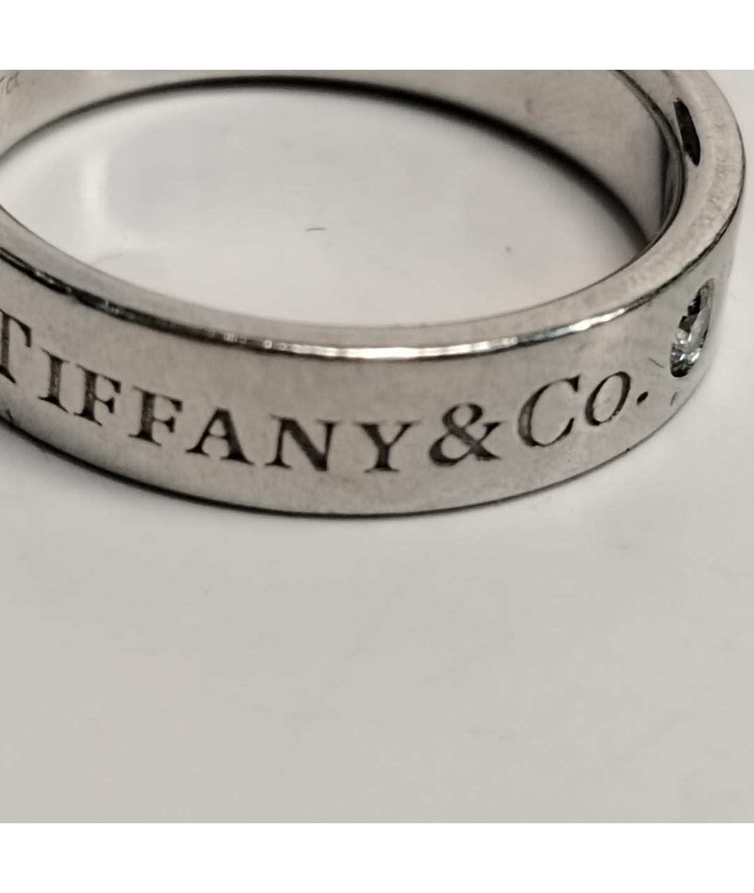 TIFFANY&CO Серебряное платиновое кольцо, фото 8