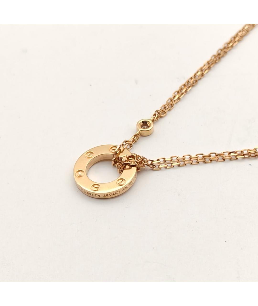 CARTIER Золотая подвеска из розового золота, фото 5