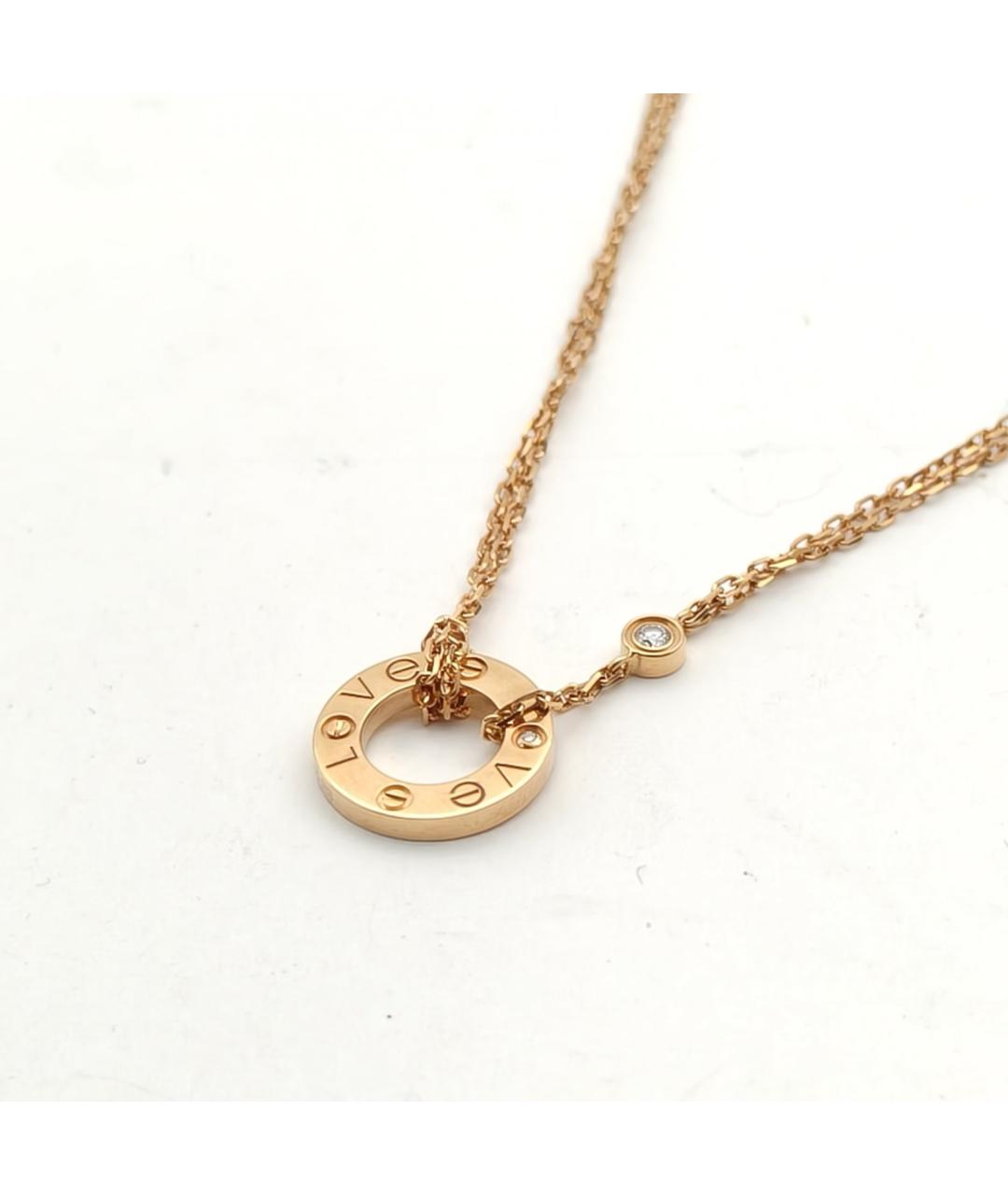 CARTIER Золотая подвеска из розового золота, фото 4