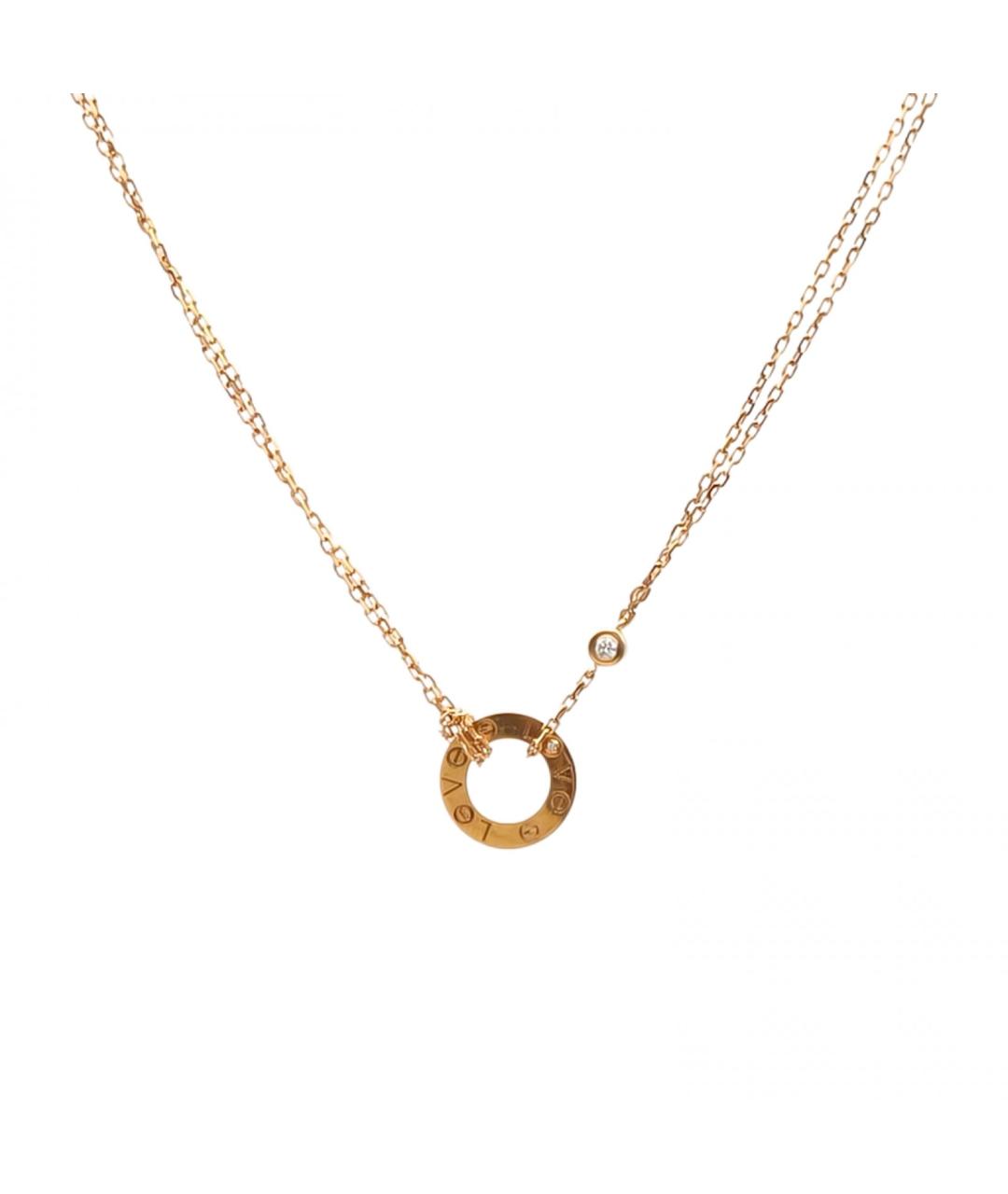 CARTIER Золотая подвеска из розового золота, фото 2